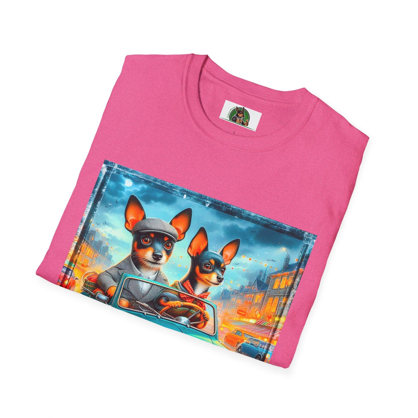 Wacky Rat Terrier T-Shirt T-Shirt Printify   