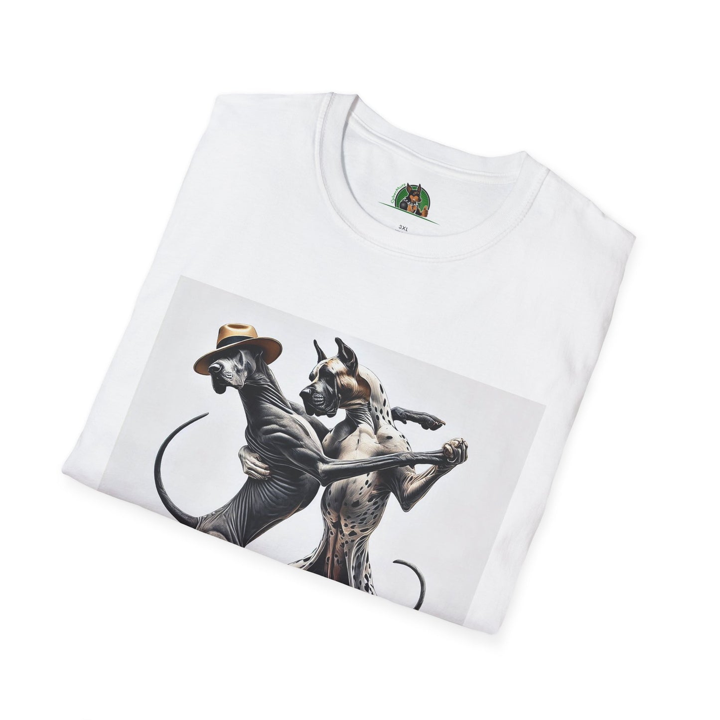 Dancing Great Danes T-Shirt T-Shirt Printify