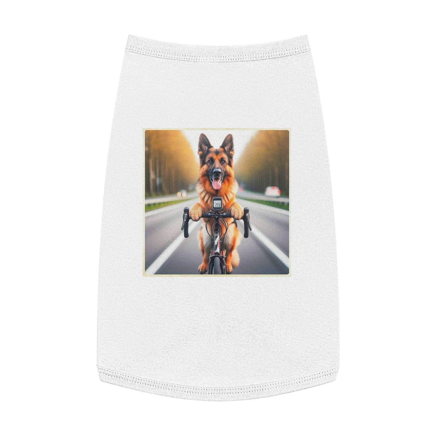 Pet Tank Top German Shepherd Pets Printify L White