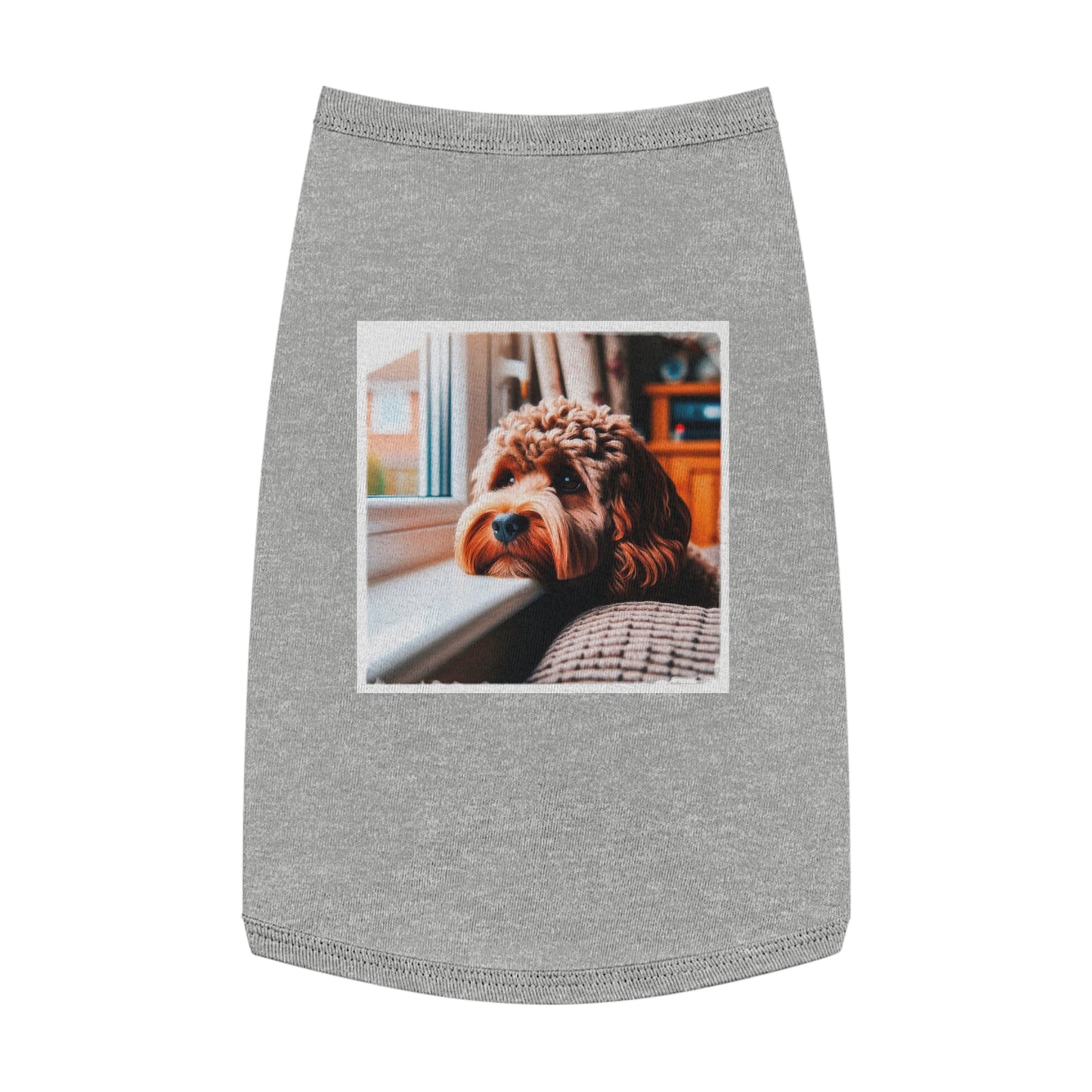 Pet Tank Top CockerPoo Pets Printify L Heather