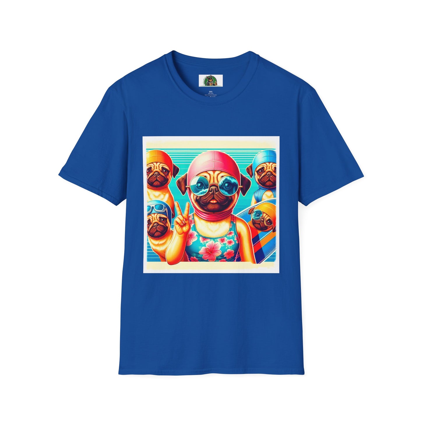 Pugs T-Shirt Printify XS Royal 