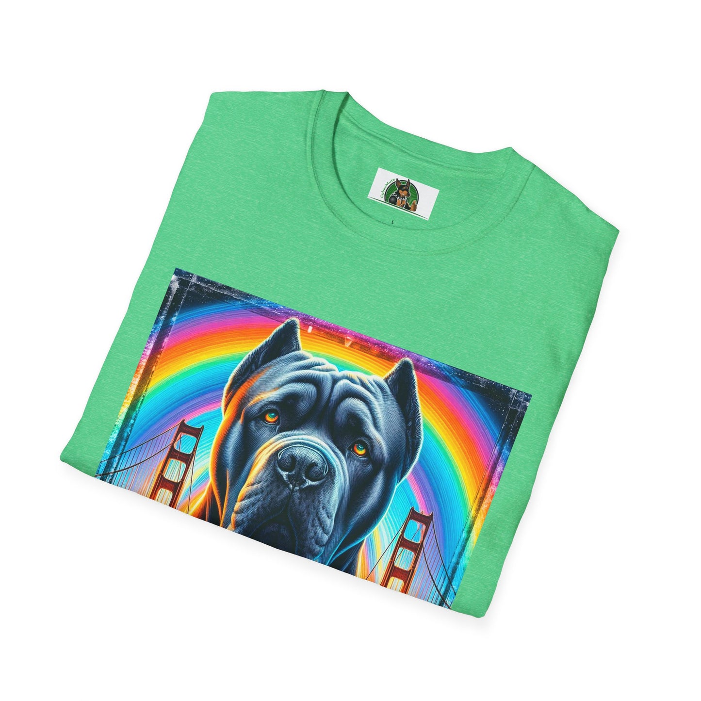 Cane Corso Double Rainbow Bridge TShirt