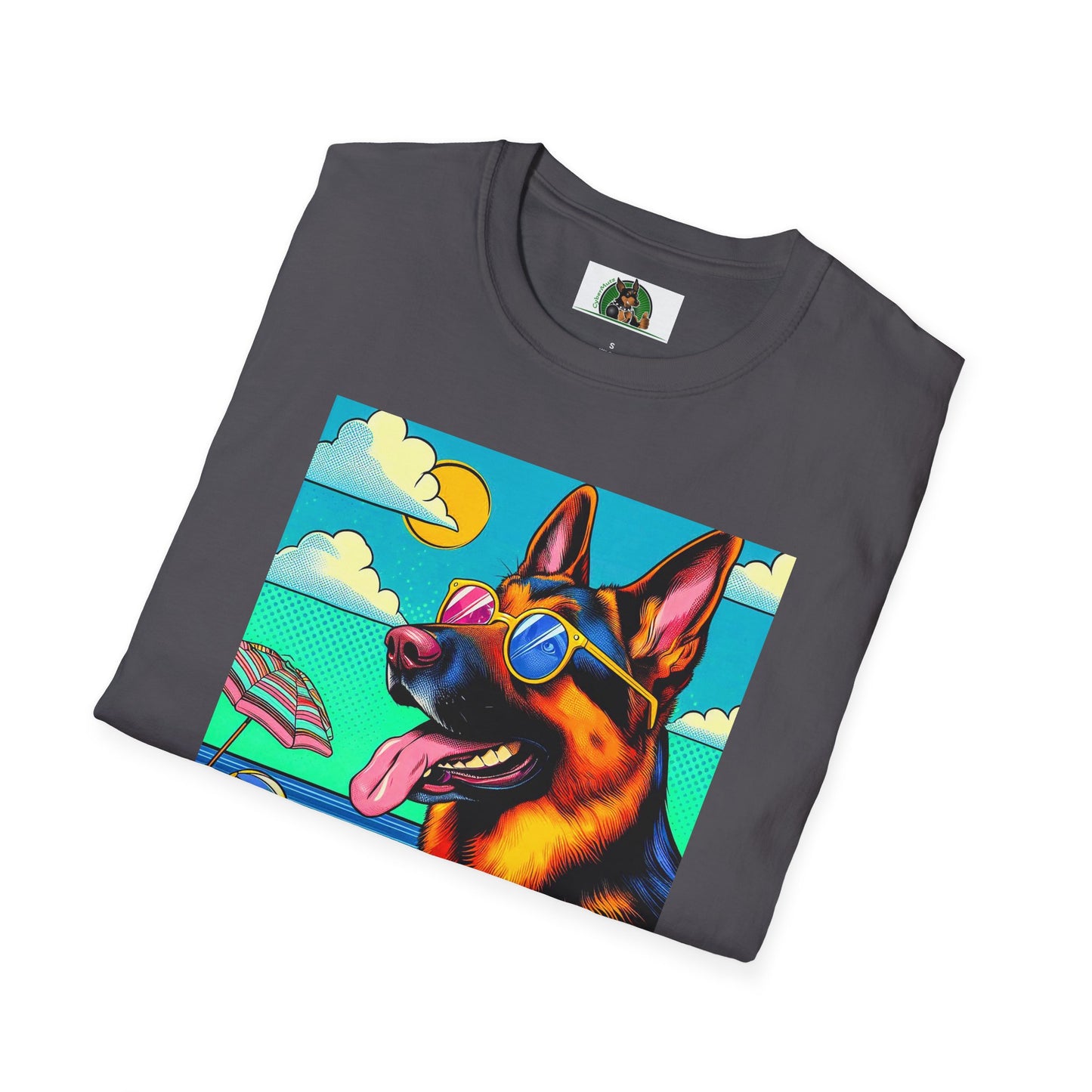 German Shepherd vacation shirt 👔 T-Shirt Printify