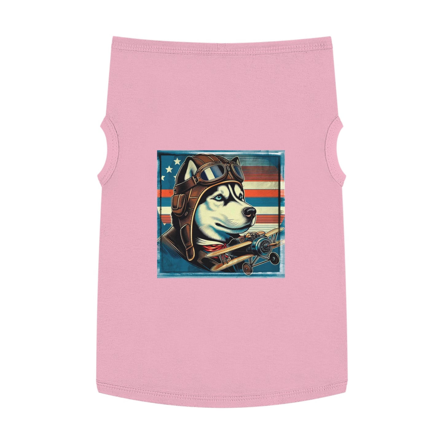 Pet Tank Top Husky Pets Printify XL Pink 