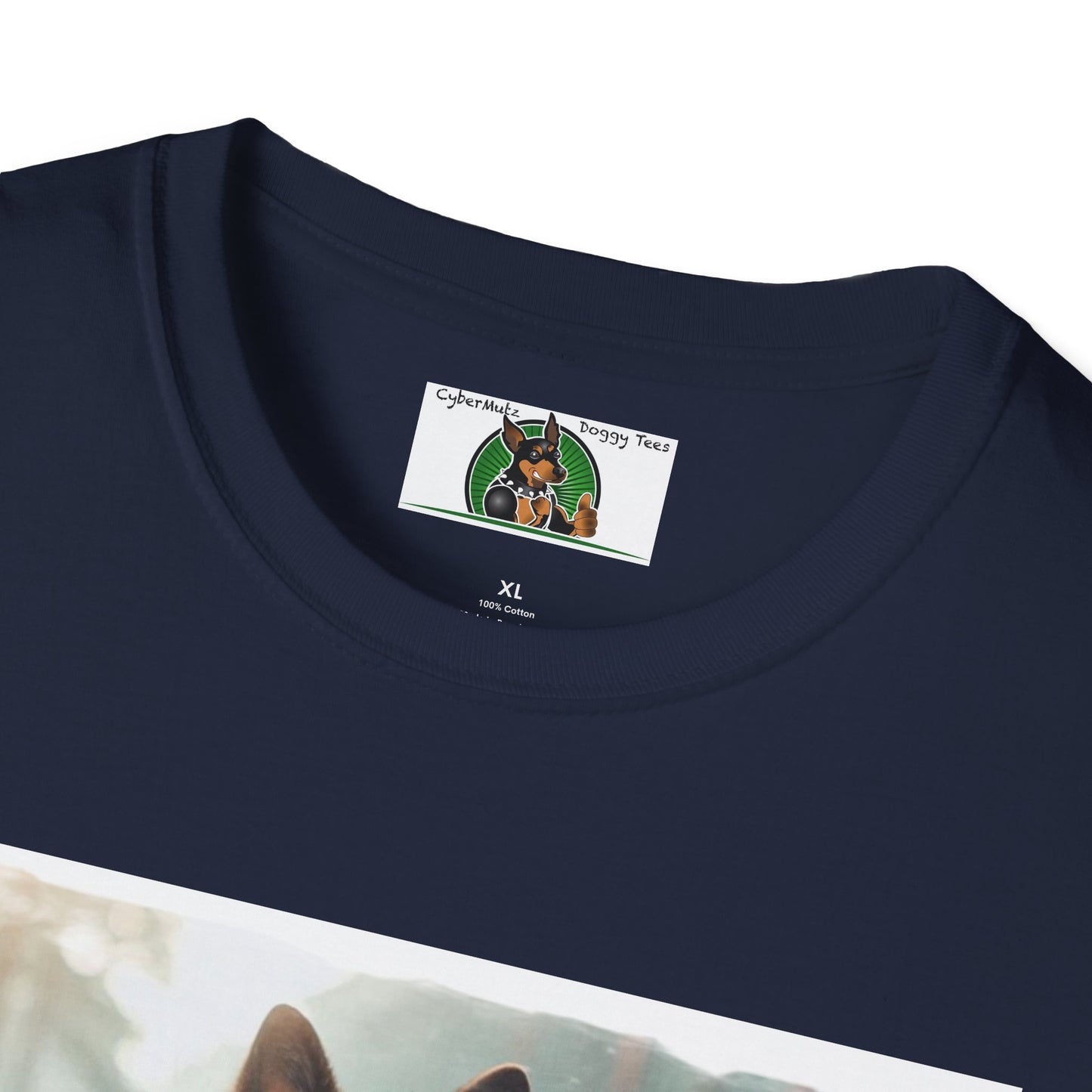 Zen German Shepherd Unisex Softstyle T-Shirt