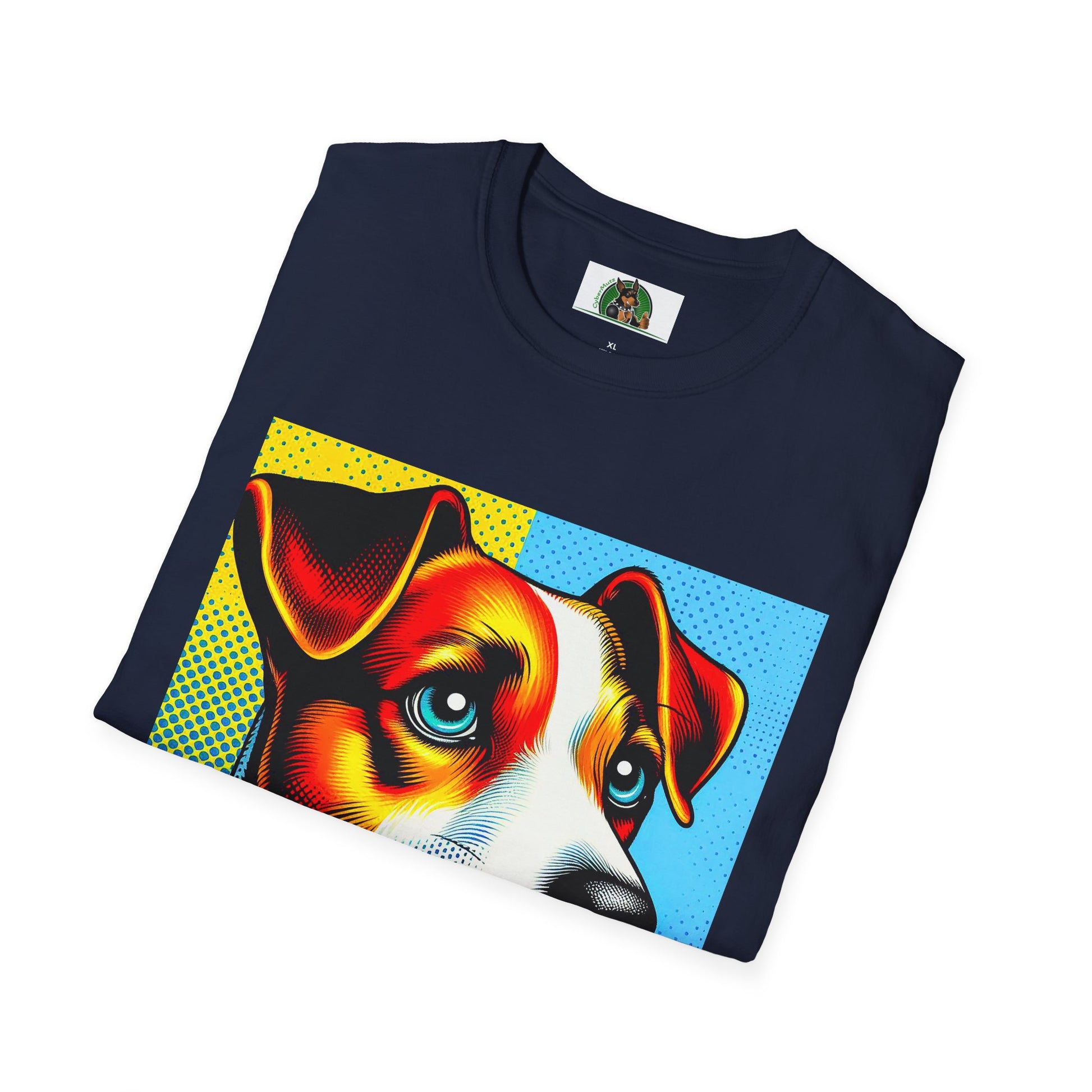 Jack Russell Colorful Pop Art T-Shirt Printify