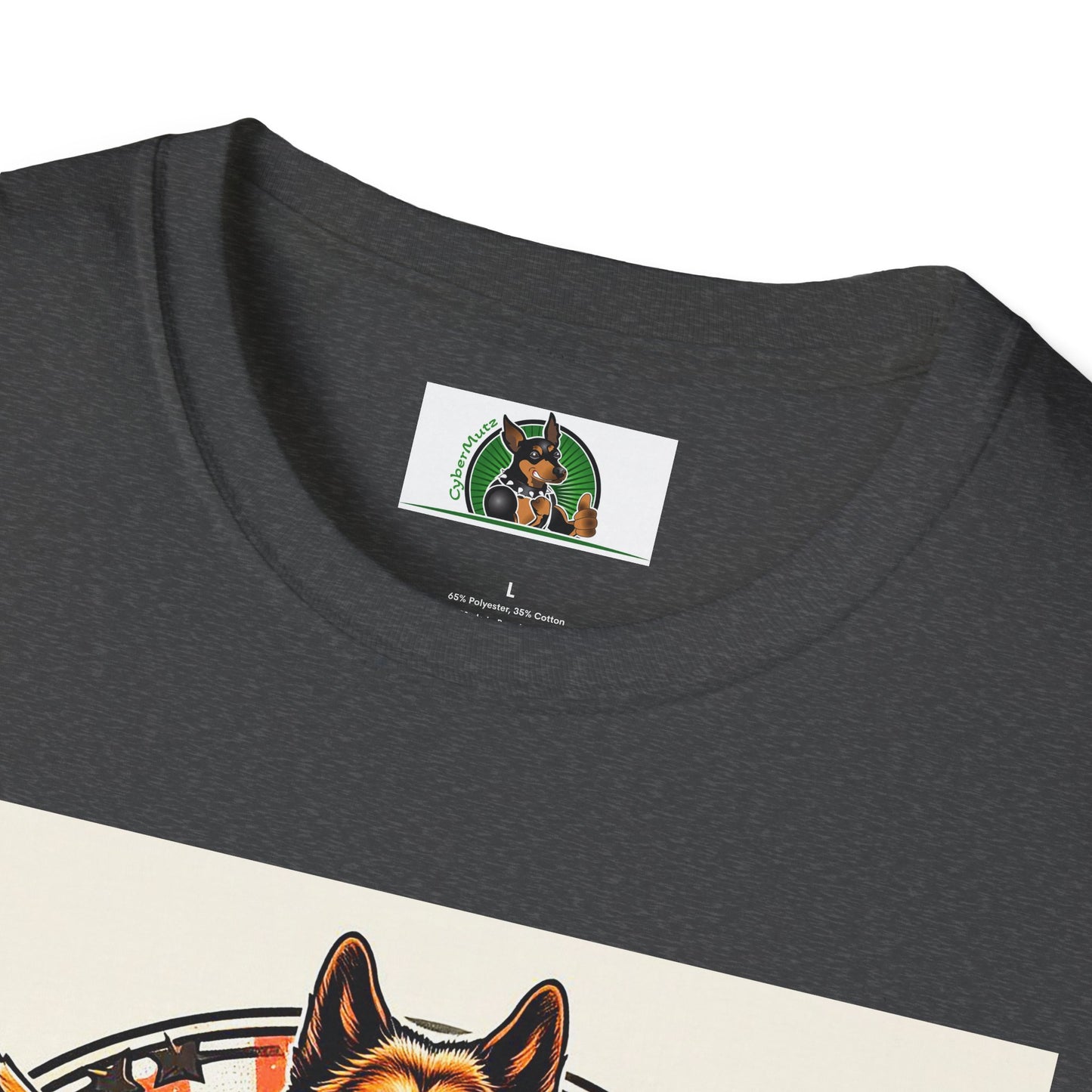 German Shepherd Angel bike riding T-Shirt Printify