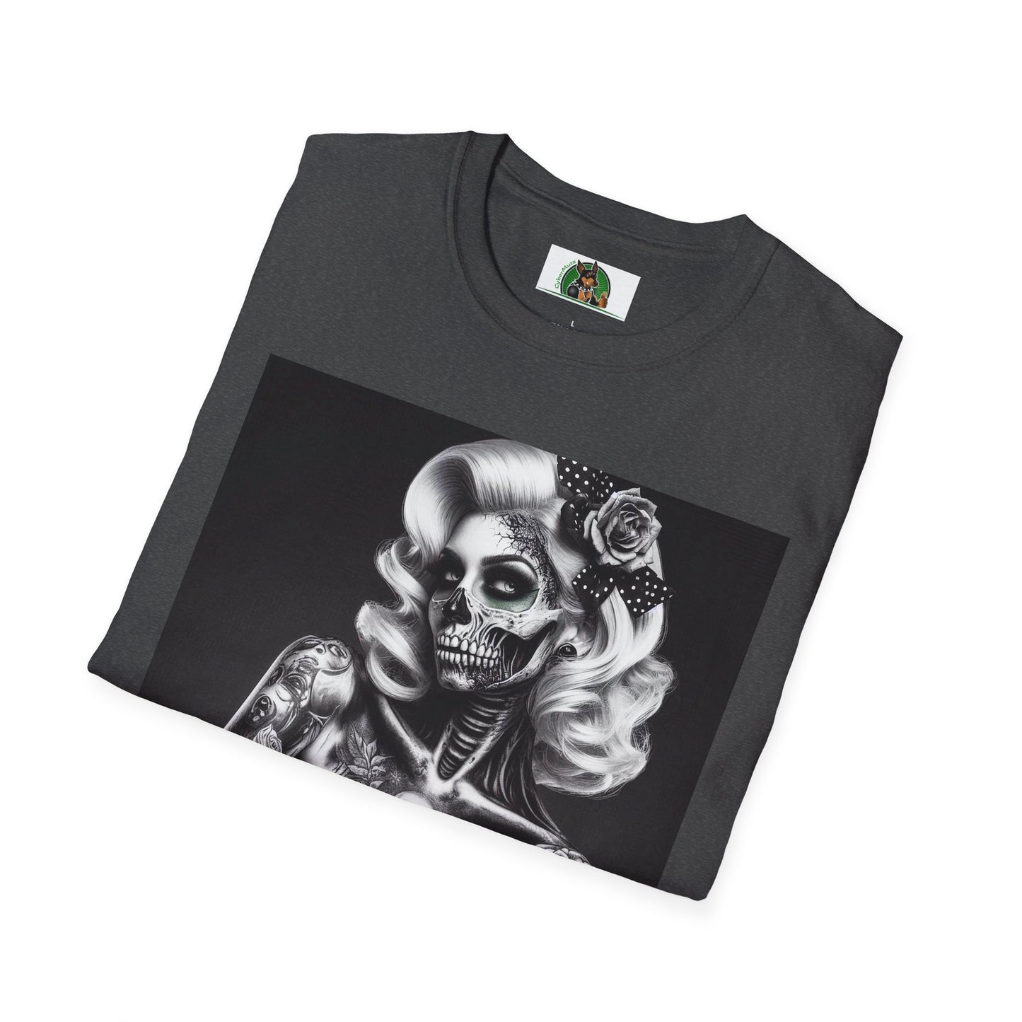 Zombie Girl Graphic T-Shirt - Quirky Soft Cotton Tee | CyberMutz T-Shirt Printify