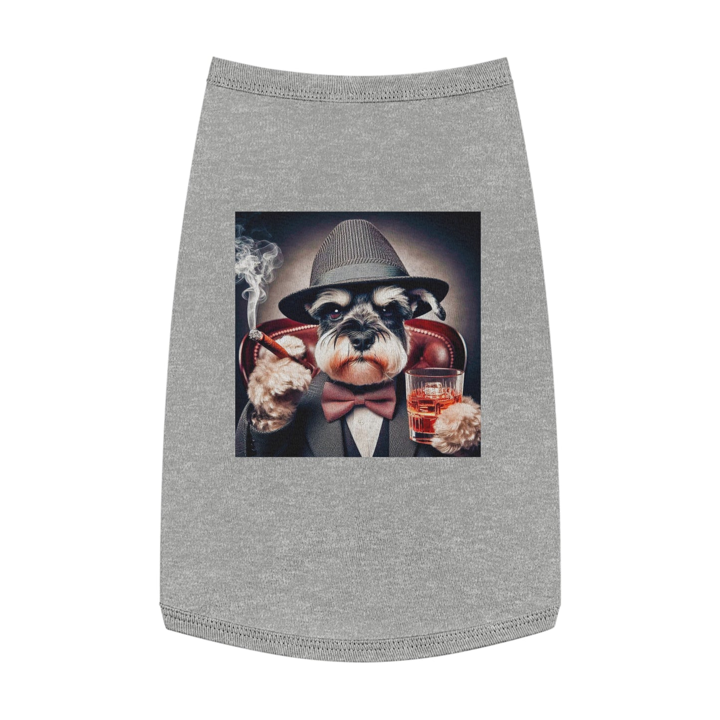 Pet Tank Top Miniature Schnauzer Pets Printify   