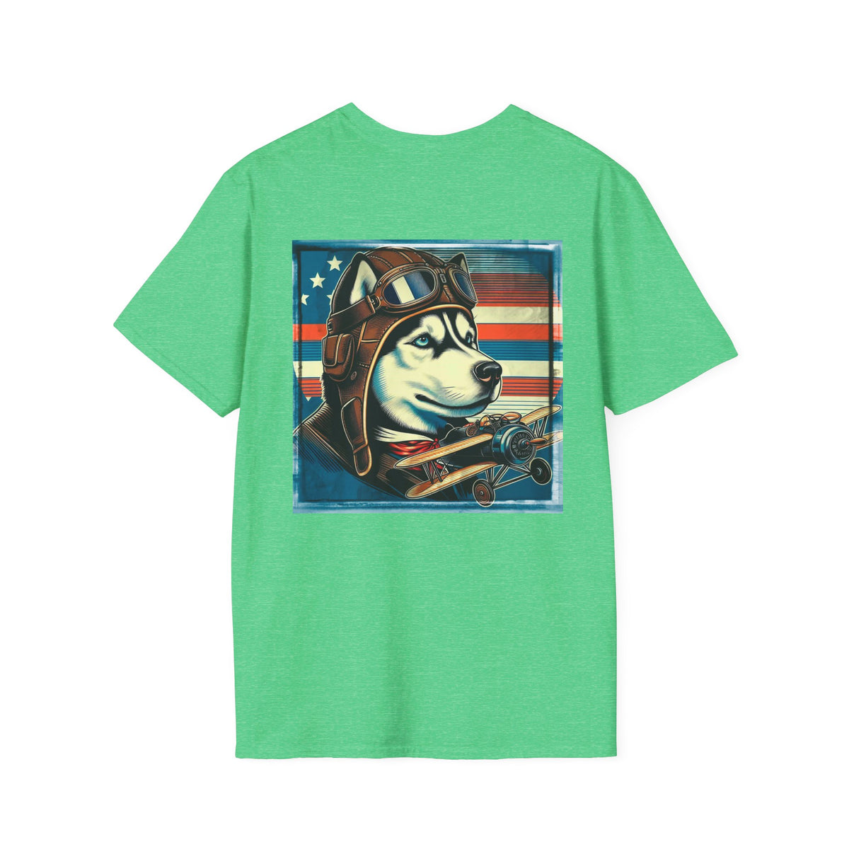 Husky hero shirt Back Design