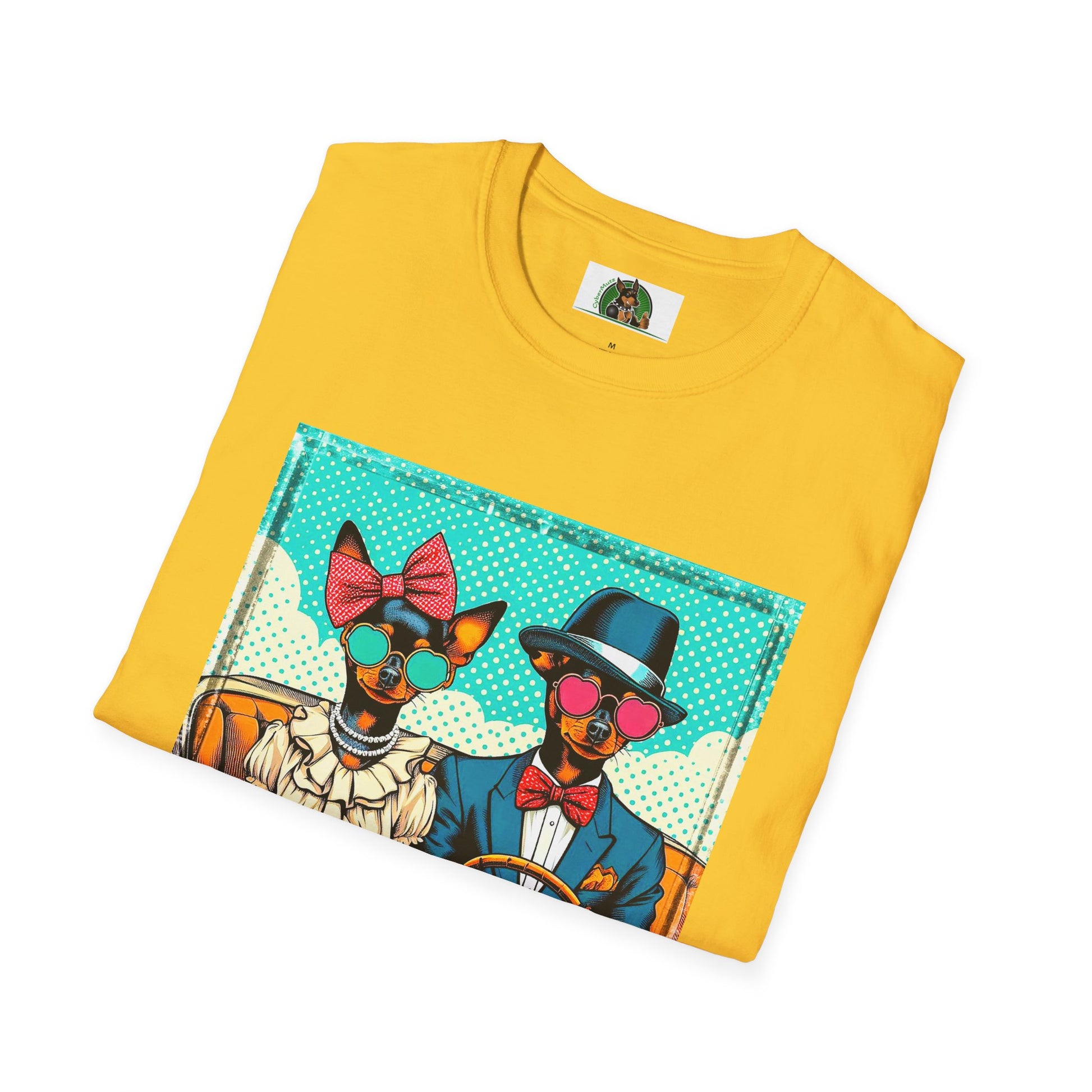 Wacky Min Pin T-Shirt T-Shirt Printify   