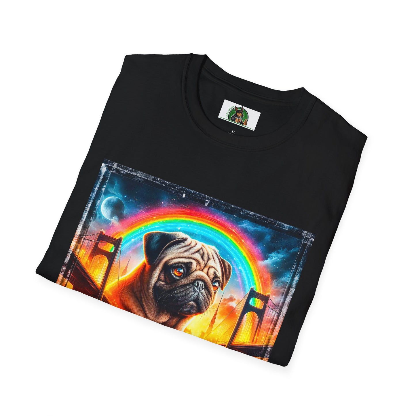 Pugs T-Shirt Printify   