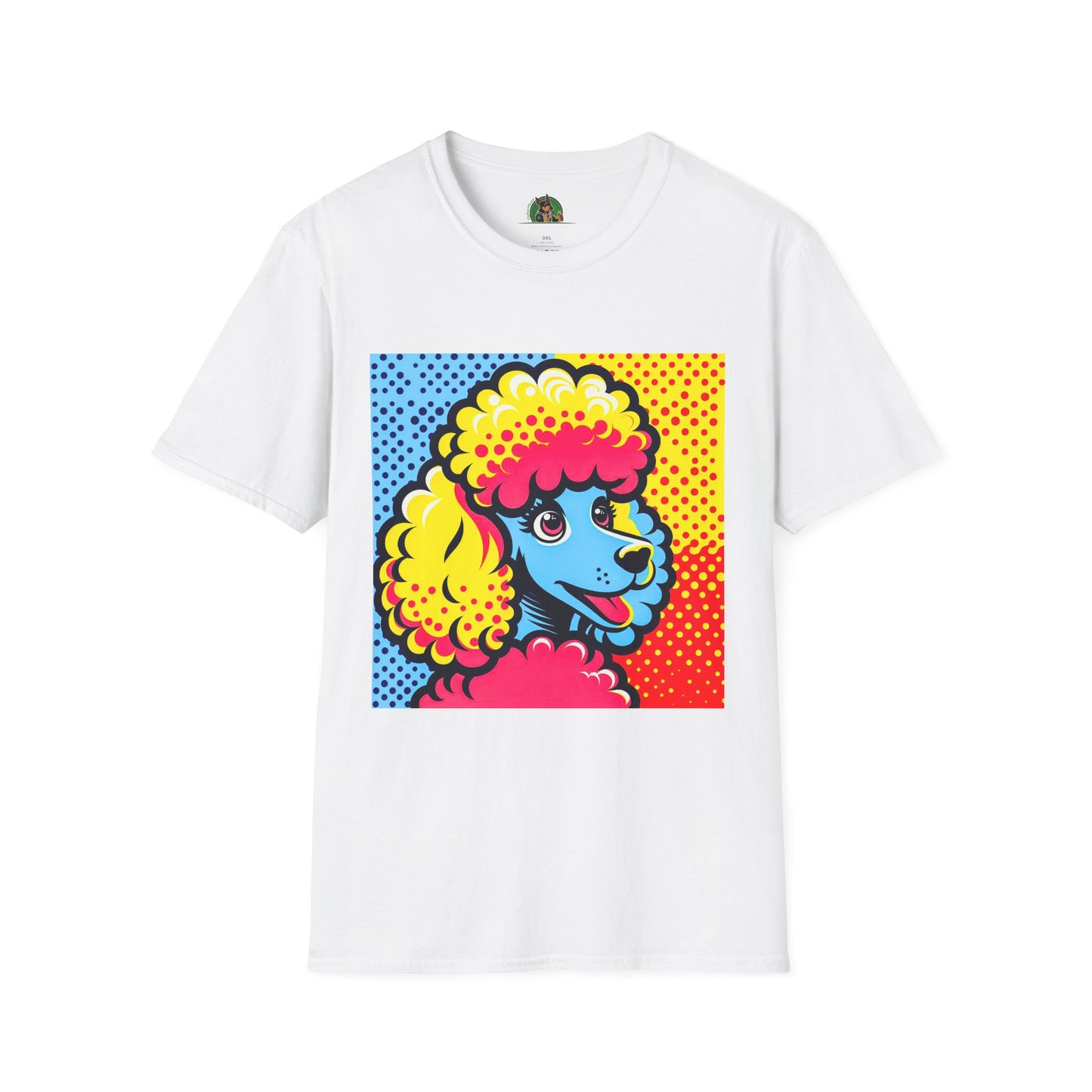 Poodle T-Shirt Printify XS White