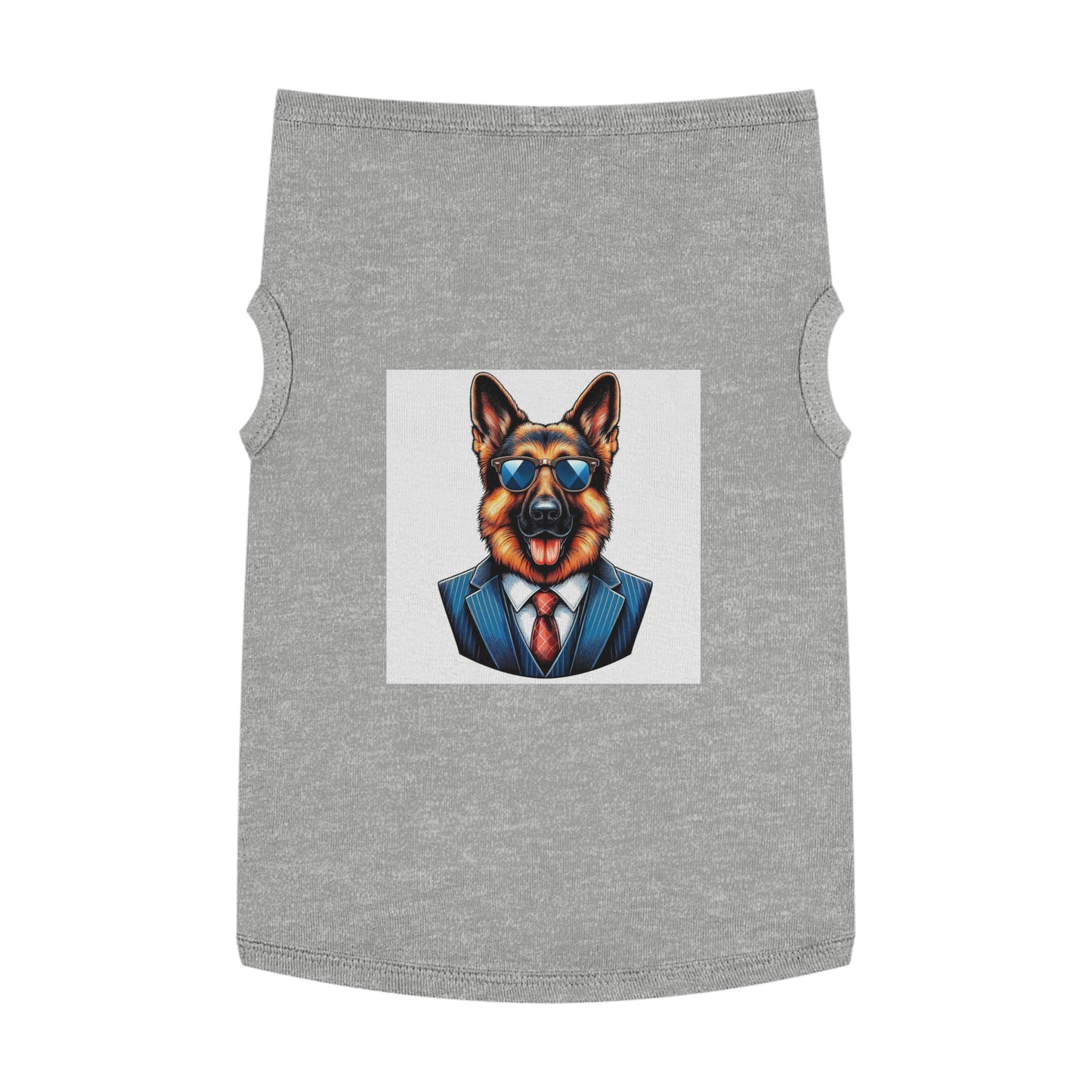 Pet Tank Top German Shepherd Pets Printify XL Heather 