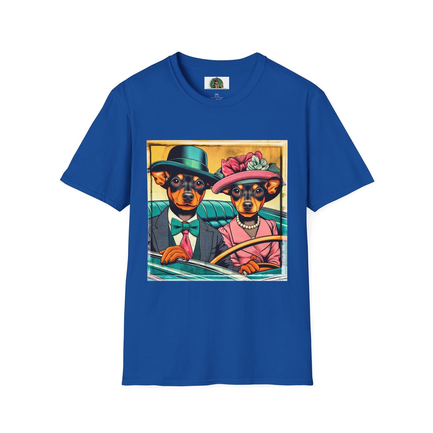 Wacky Min Pin T-Shirt T-Shirt Printify XS Royal 