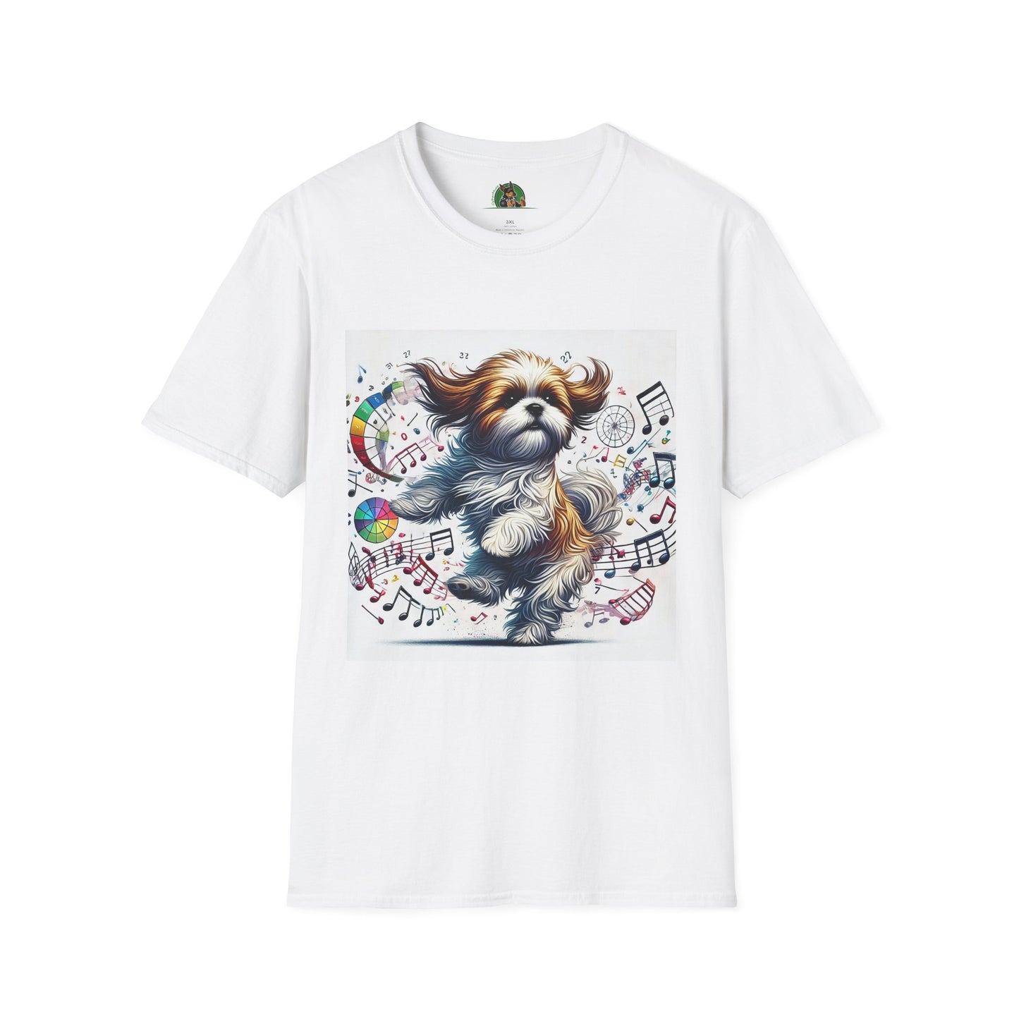 Dancing Shih Tzu T-Shirt T-Shirt Printify XS White