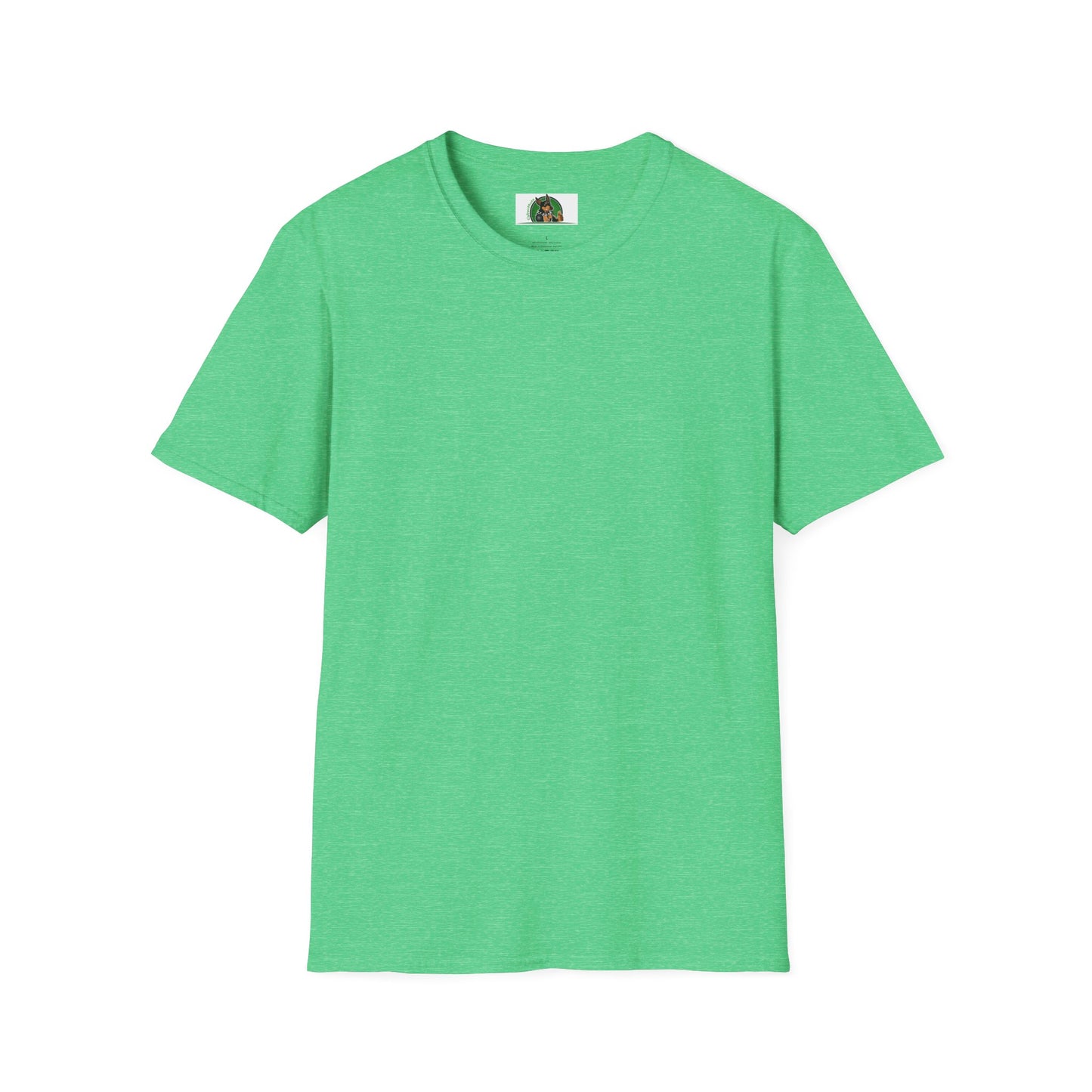 Husky T-Shirt Printify S Heather Irish Green 