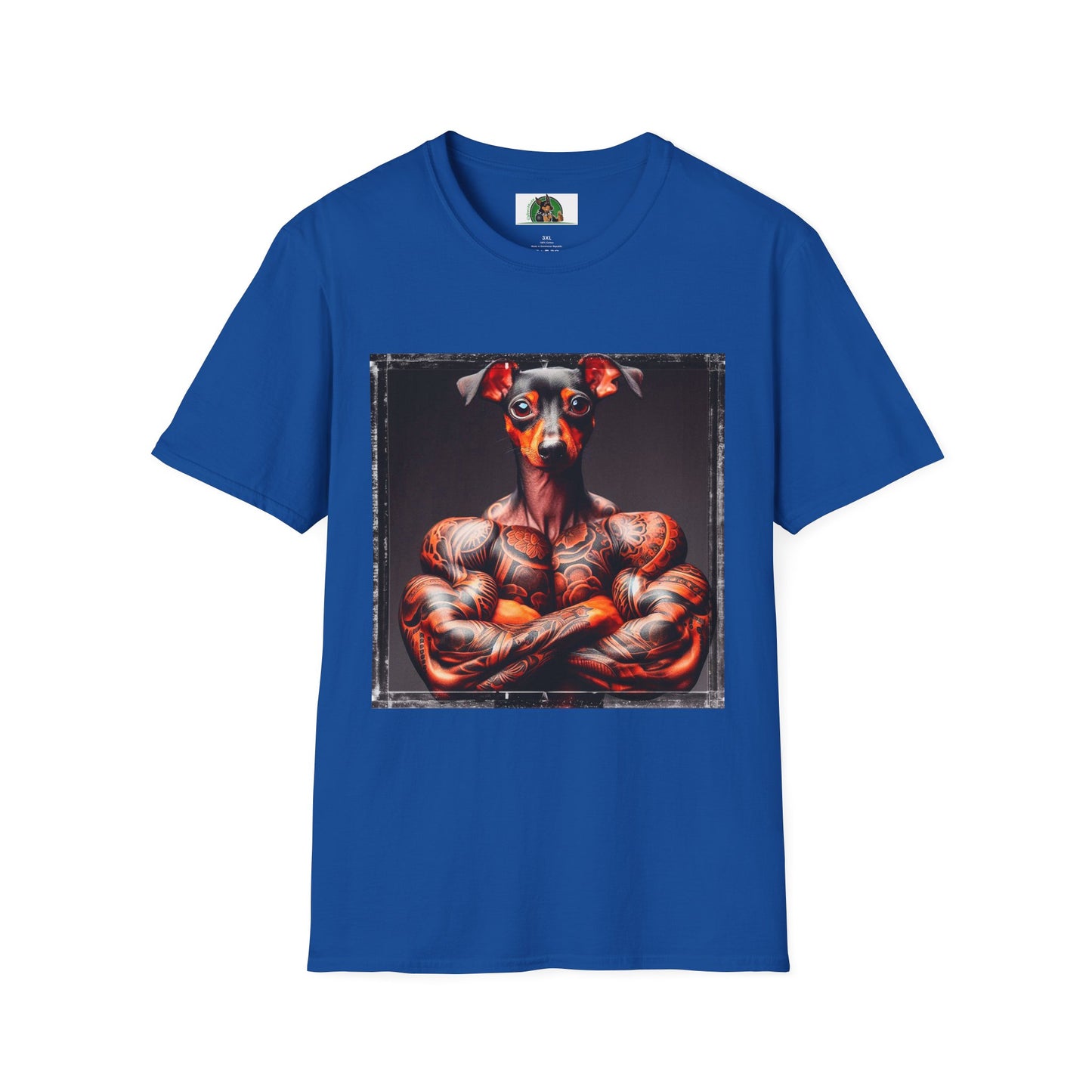 Min Pin T-Shirt T-Shirt Printify XS Royal 