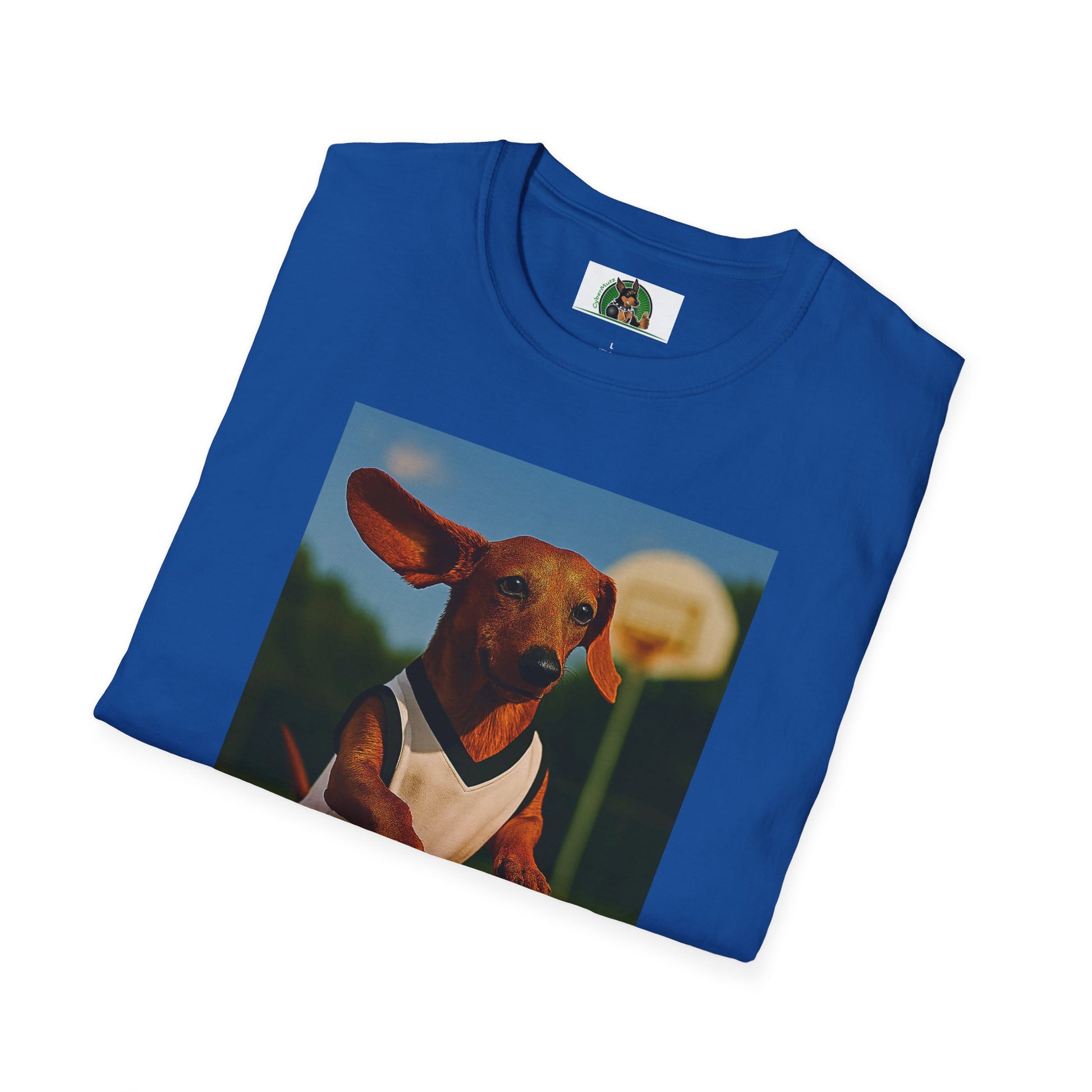 Sports Dachshund Basketball T-Shirt T-Shirt Printify