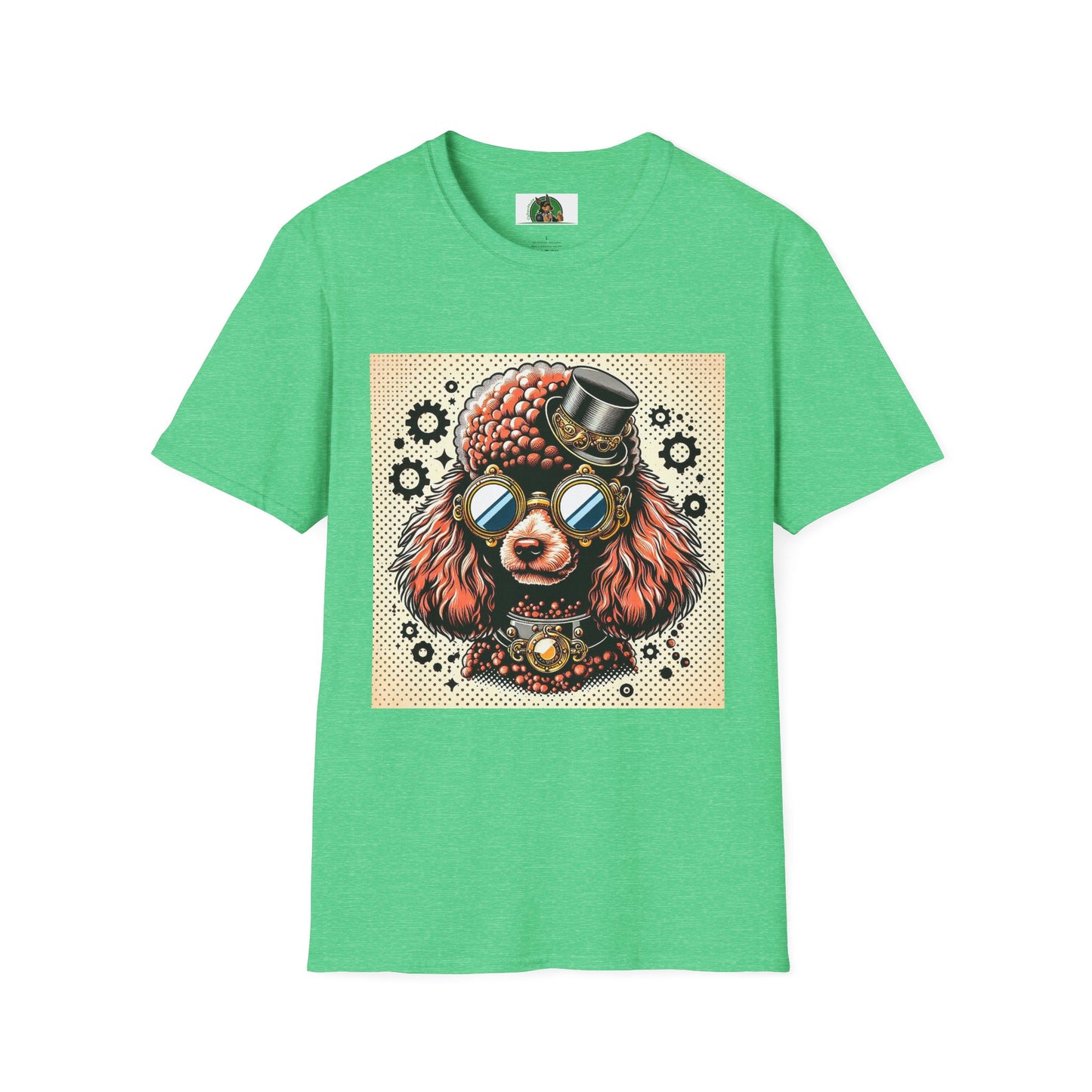 Poodle T-Shirt Printify S Heather Irish Green