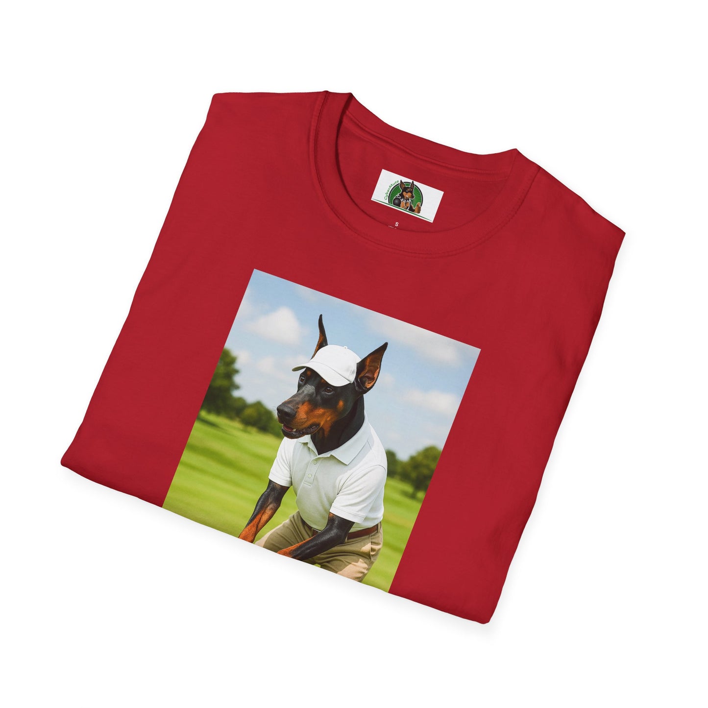 Golf Doberman Sports T-Shirt