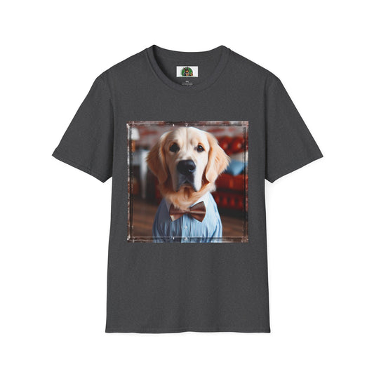 Golden Retriever T-Shirt Printify XS Dark Heather