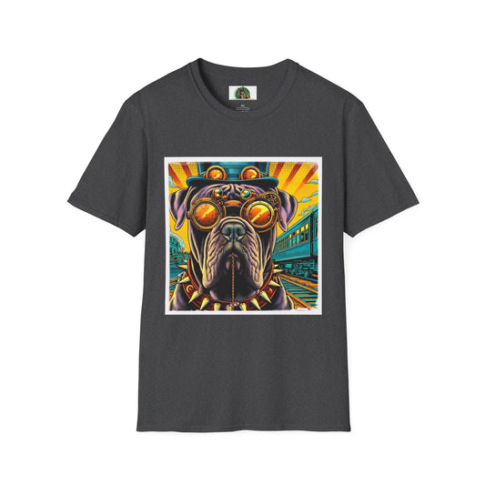 Cane Corso Steampunk T-Shirt Printify XS Dark Heather