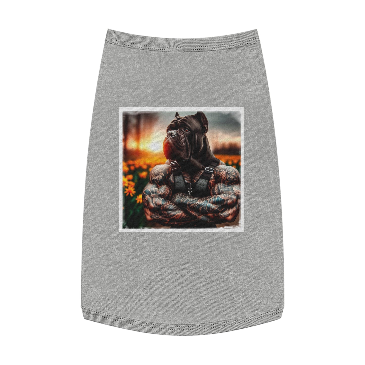 Pet Tank Top Cane Corso Pets Printify L Heather 