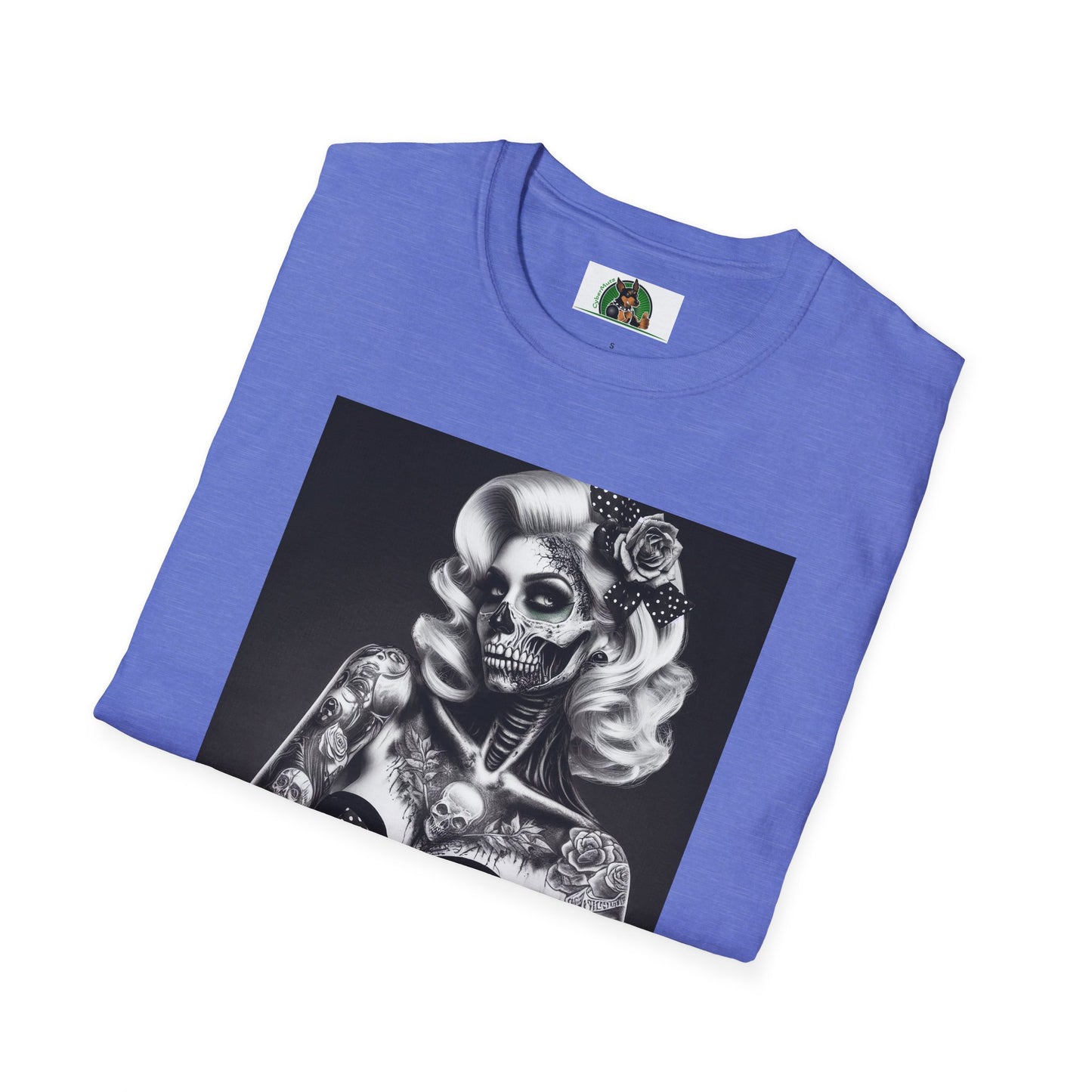 Zombie Girl Graphic T-Shirt - Quirky Soft Cotton Tee | CyberMutz