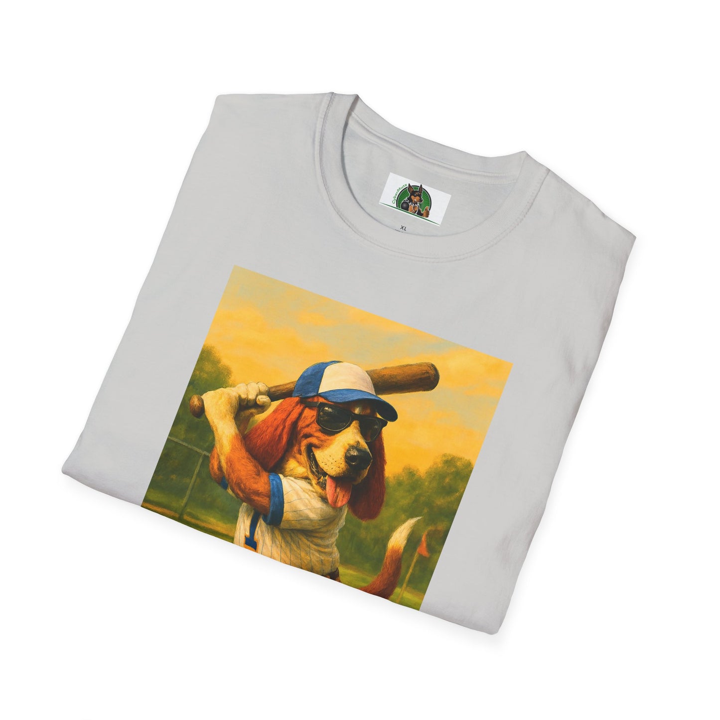 Sports Baseball Bassett Hound T-Shirt