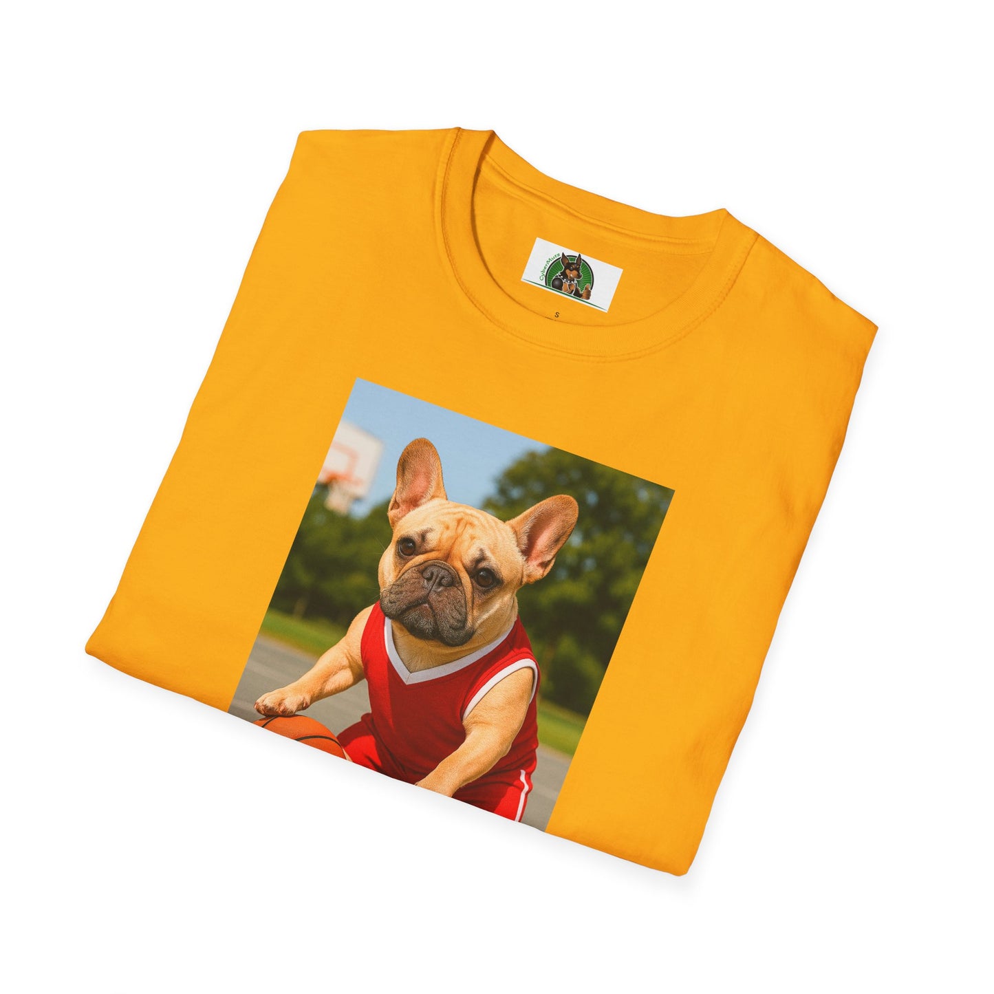 Sports Basketball French Bulldog Tee