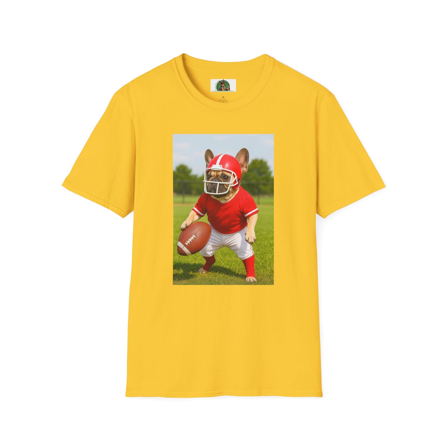 Sports Football French Bulldog T-Shirt T-Shirt Printify Daisy S