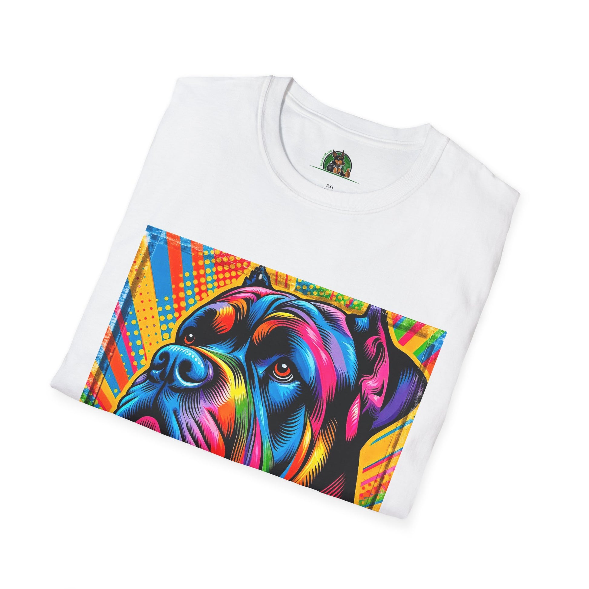 Cane Corso Colorful Pop Art TShirt T-Shirt Printify