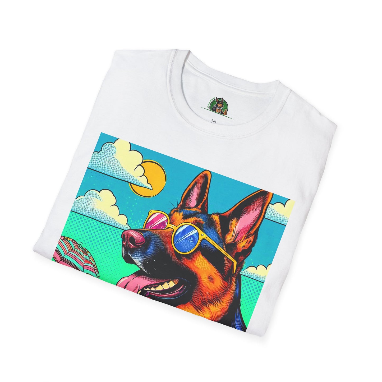 German Shepherd vacation shirt 👔 T-Shirt Printify