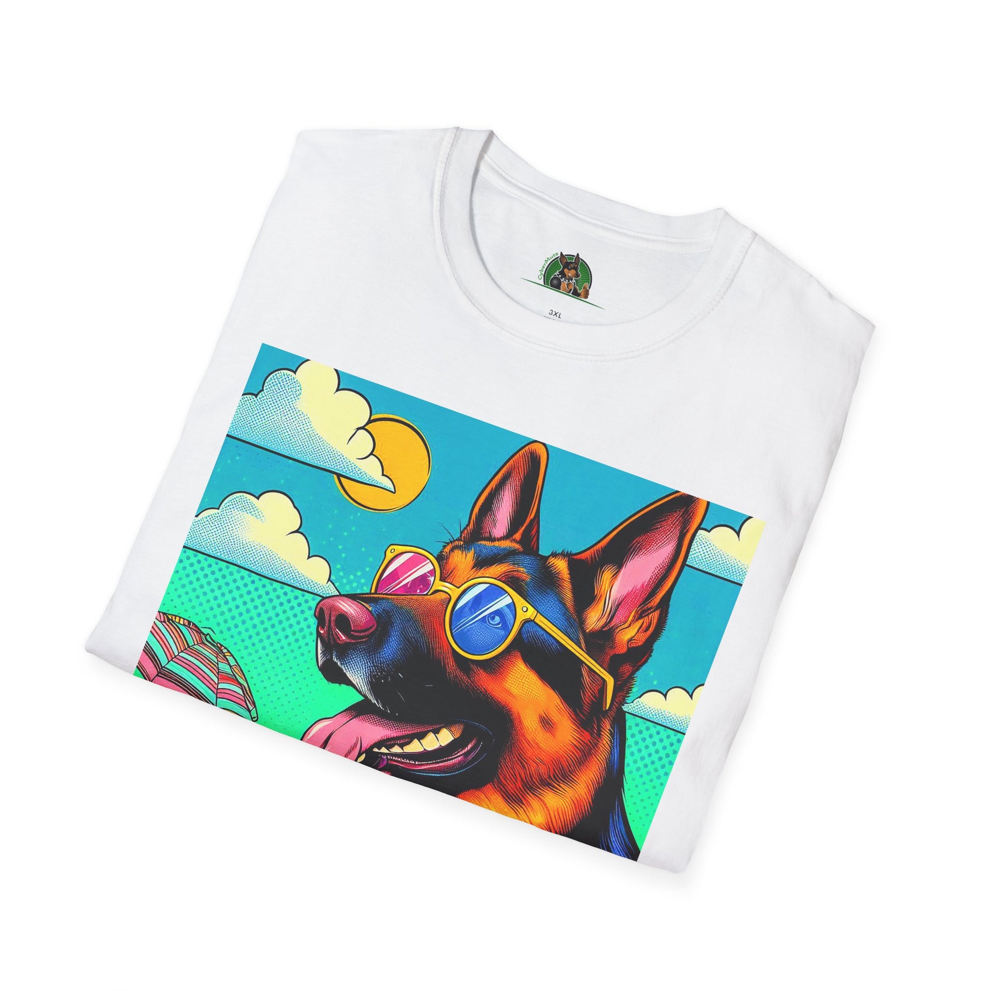 German Shepherd vacation shirt 👔 T-Shirt Printify