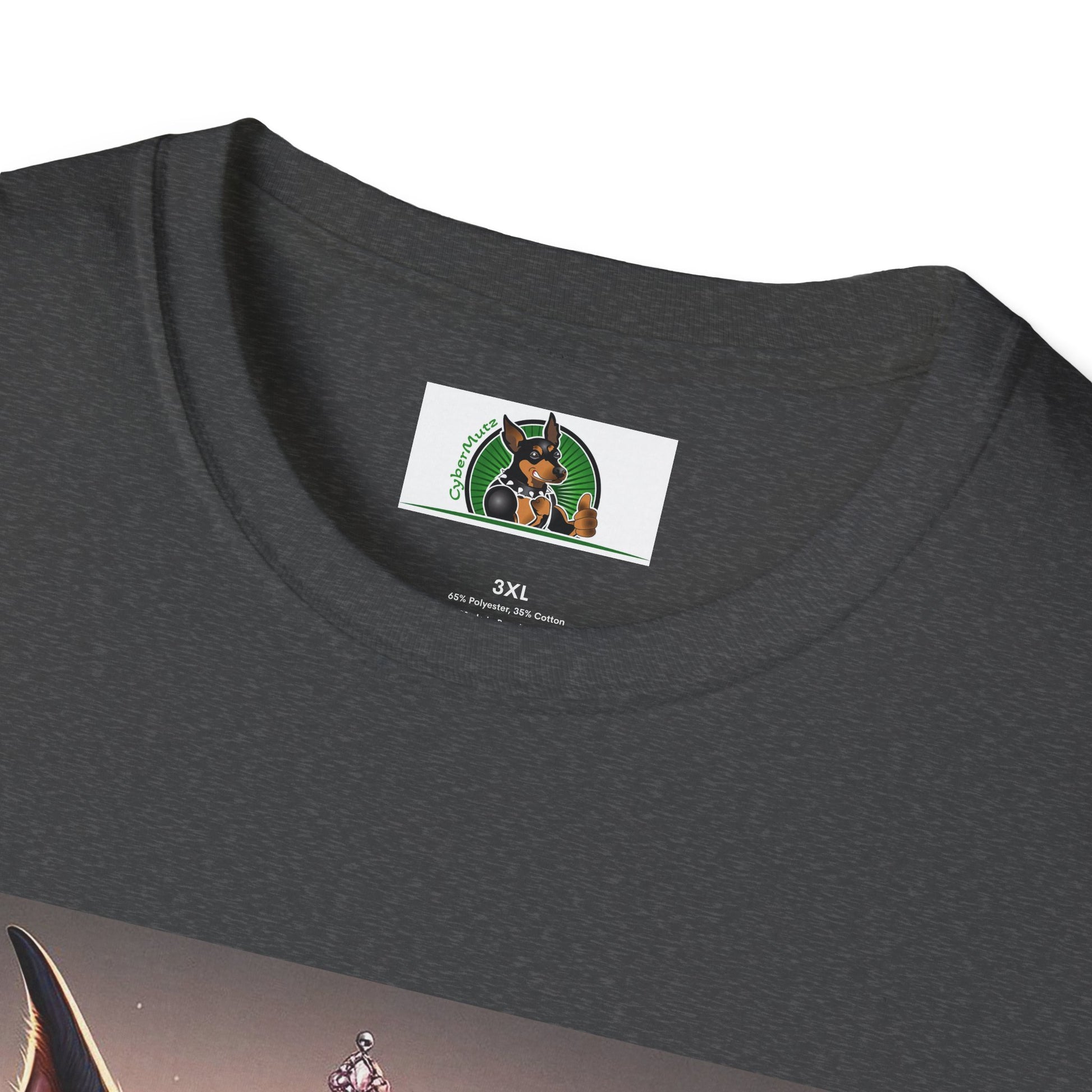 Dog Lover T-shirt - Girl Doberman with Tiara T-Shirt Printify