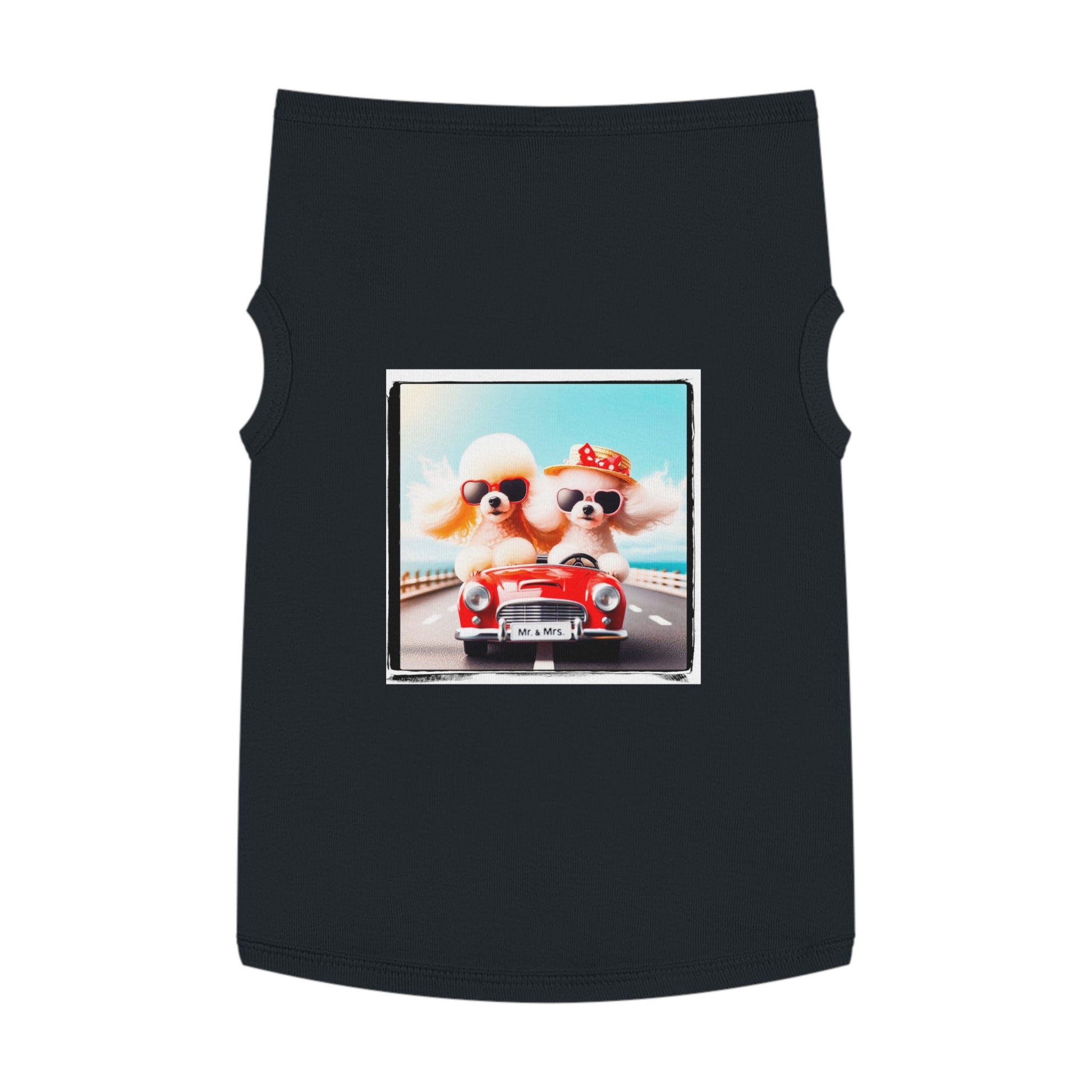 Wacky Pet Tank Top Poodle Pets Printify   