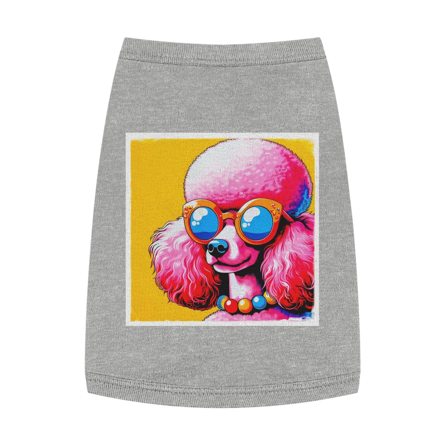 Pet Tank Top Poodle Pets Printify M Heather 