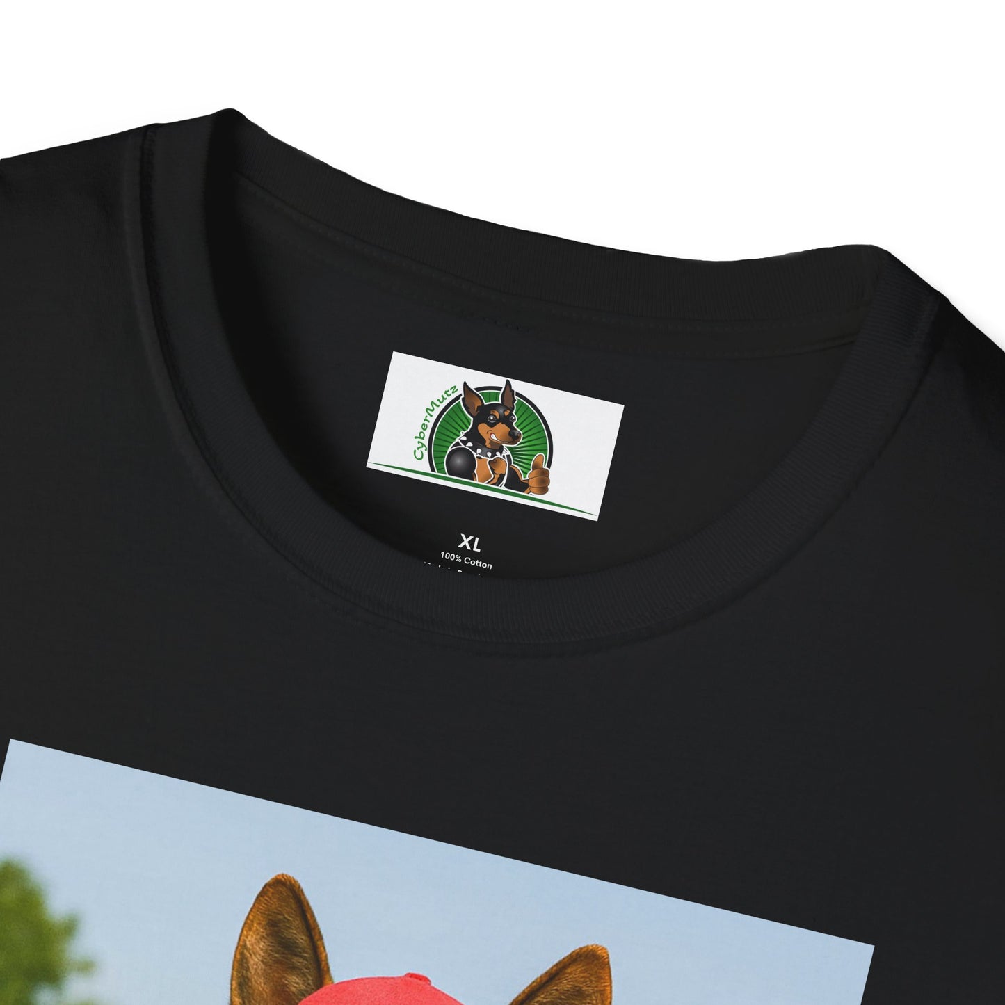 German Shepherd Playing Baseball T-Shirt — Sports Dog Tee T-Shirt Printify