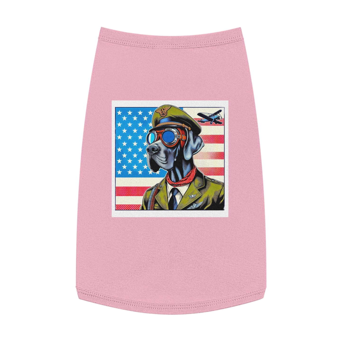 Pet Tank Top Great Dane Pets Printify L Pink