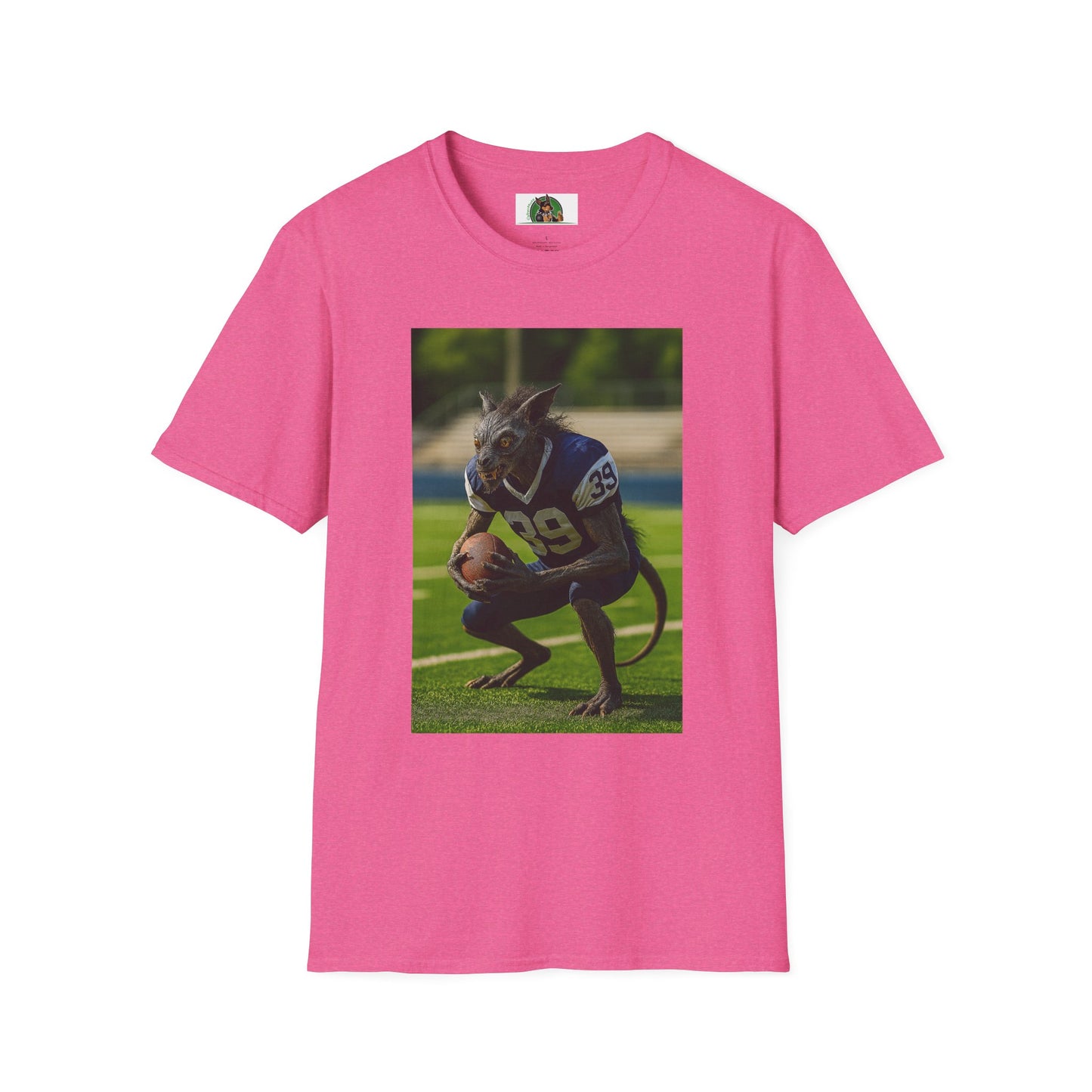 Chupacabra Sports T-Shirt Football T-Shirt Printify Heather Heliconia S