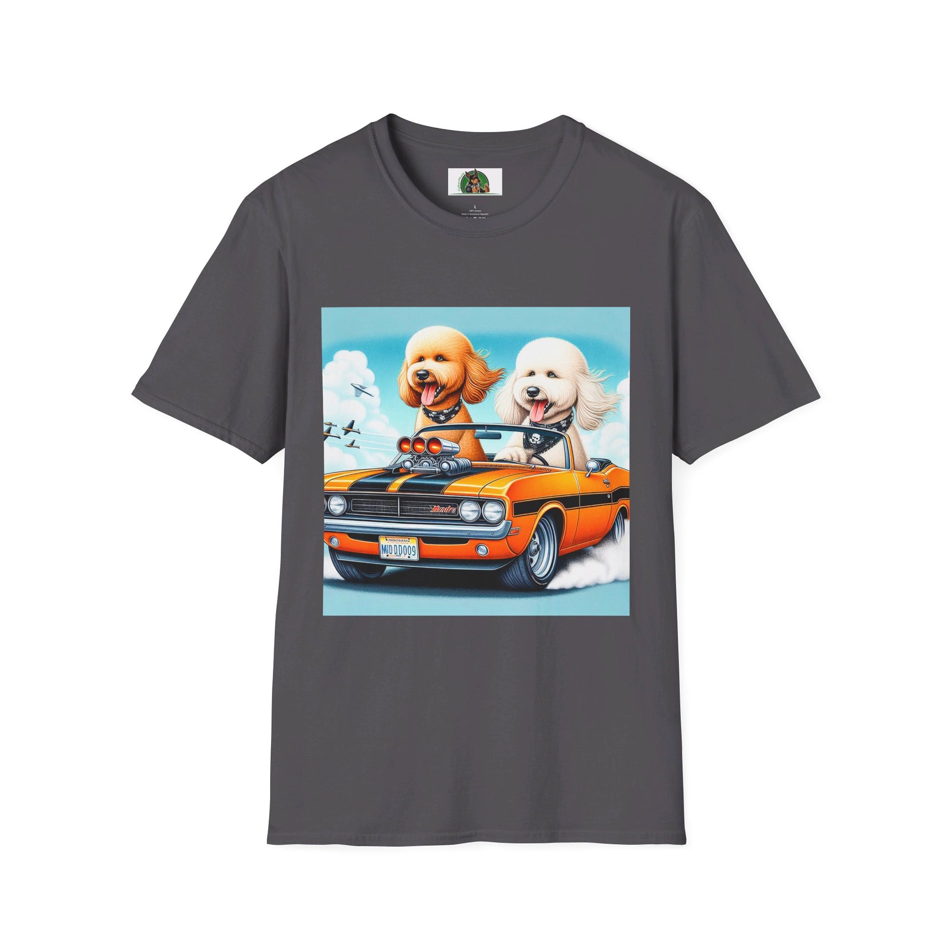 Wacky Shepadoodle T-Shirt Printify S Charcoal 