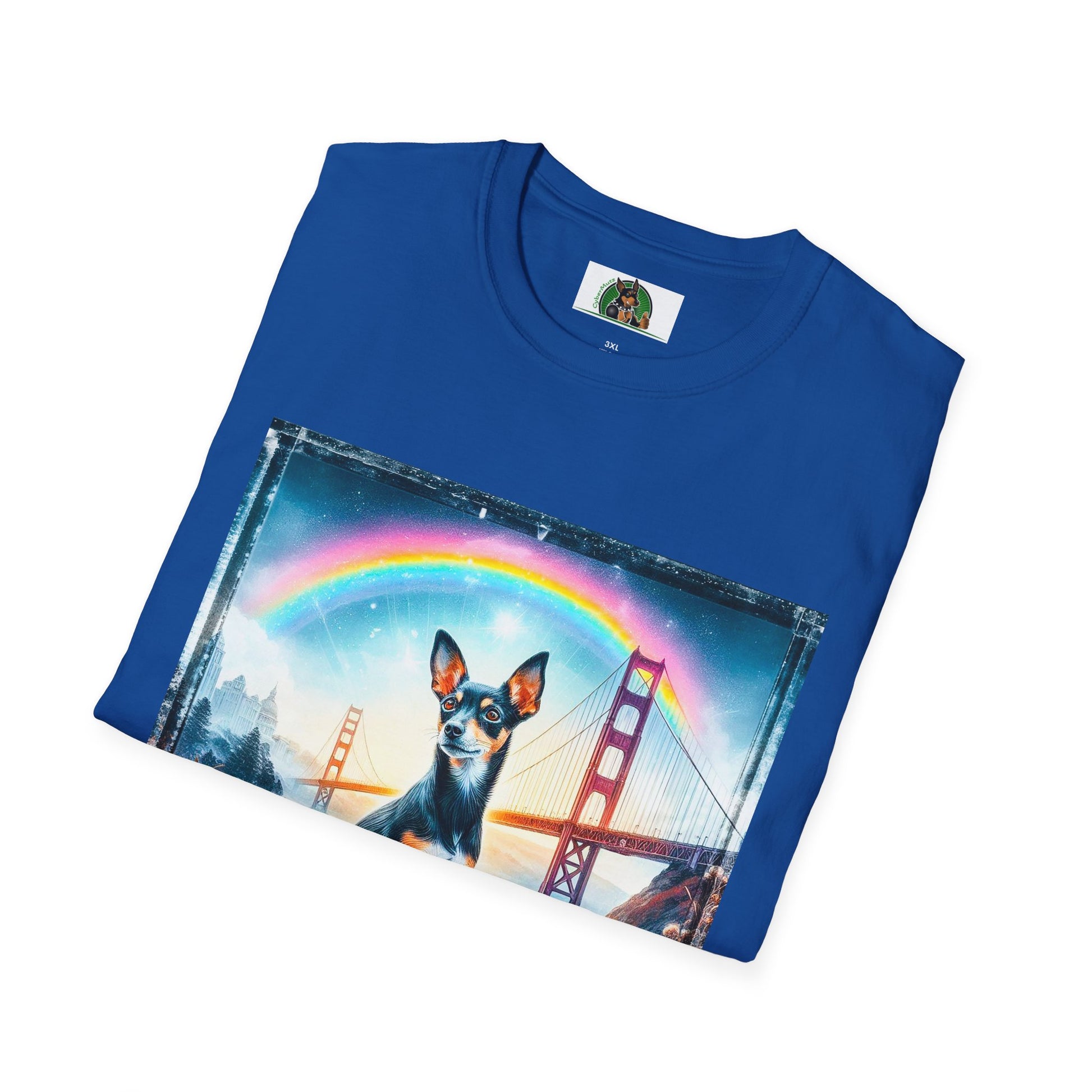 Rat Terrier T-Shirt rainbow T-Shirt Printify