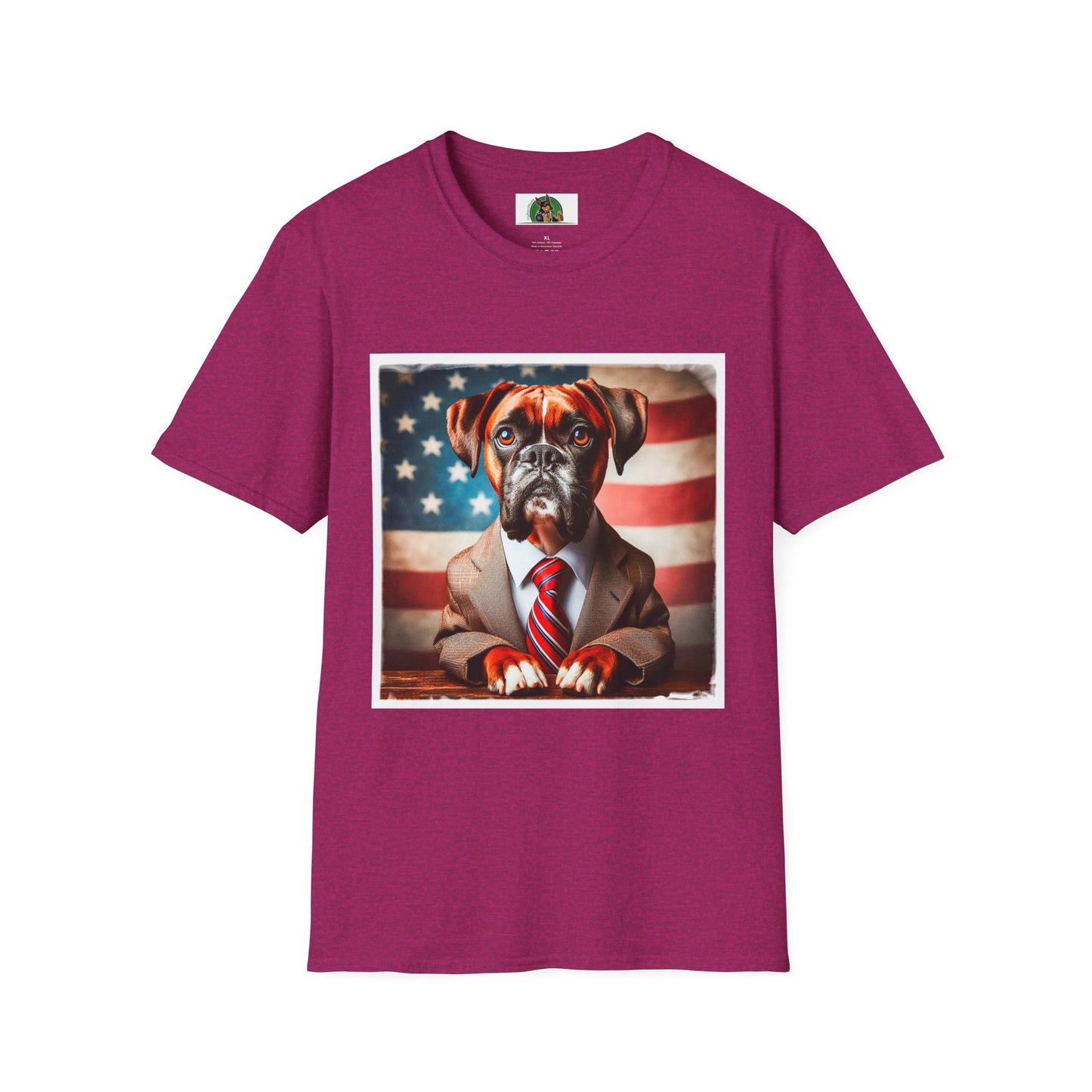 Boxer T-Shirt Printify S Antique Heliconia 