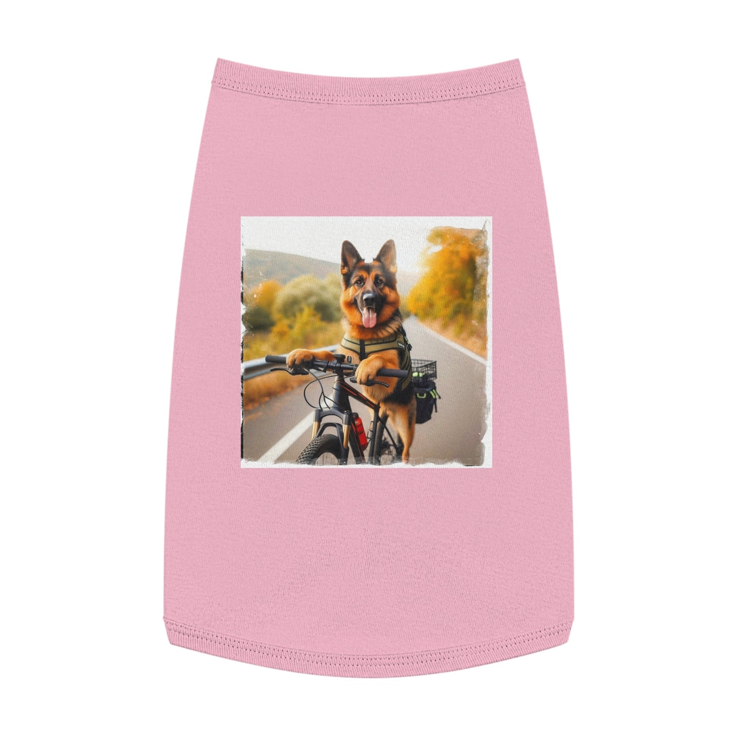 Pet Tank Top German Shepherd Pets Printify L Pink 