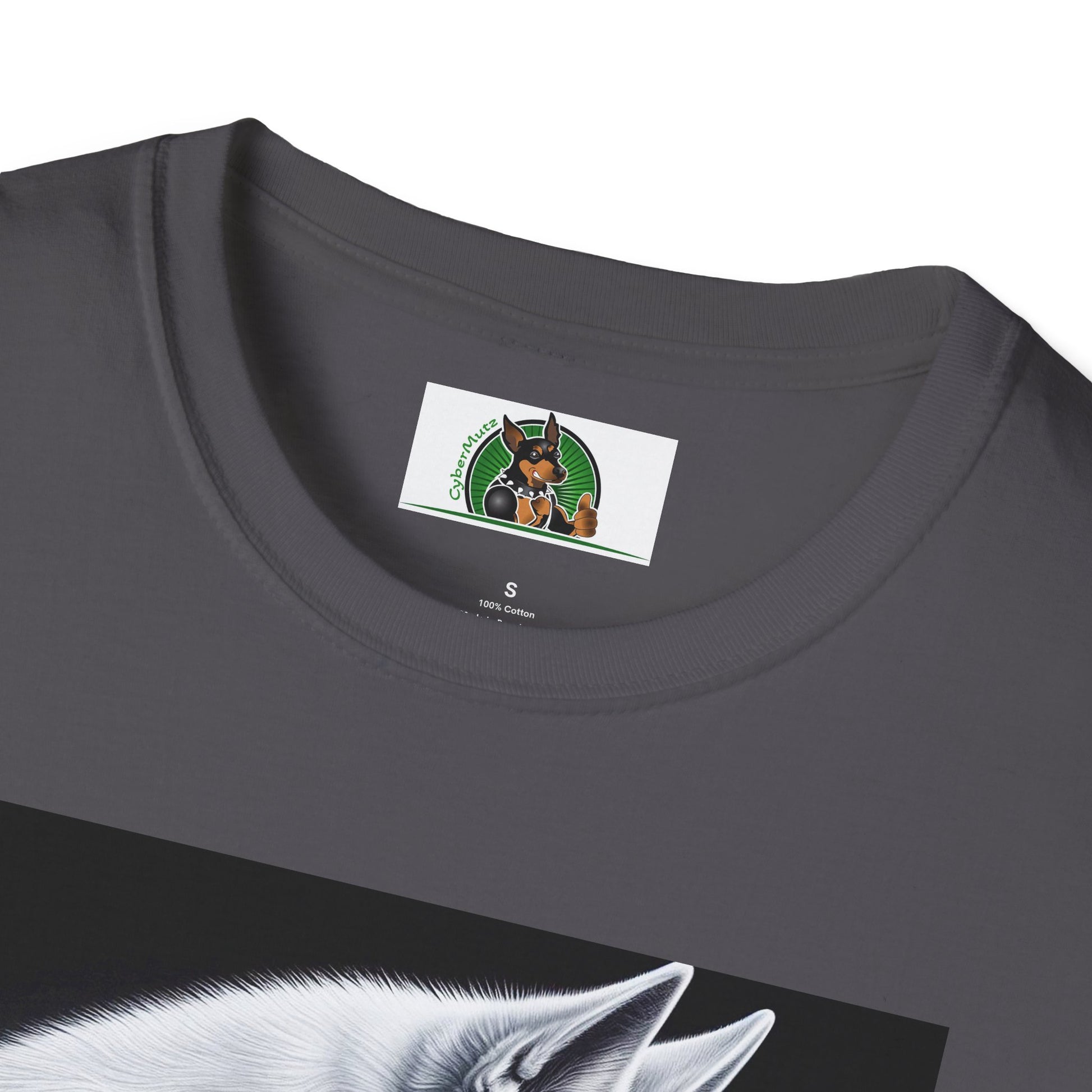 German Shepherd arm flexing shirt T-Shirt Printify