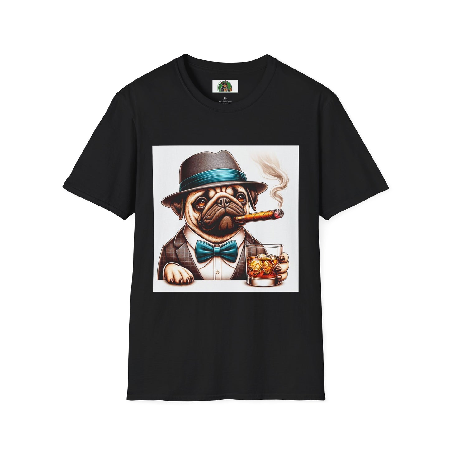 Pugs T-Shirt Printify XS Black 