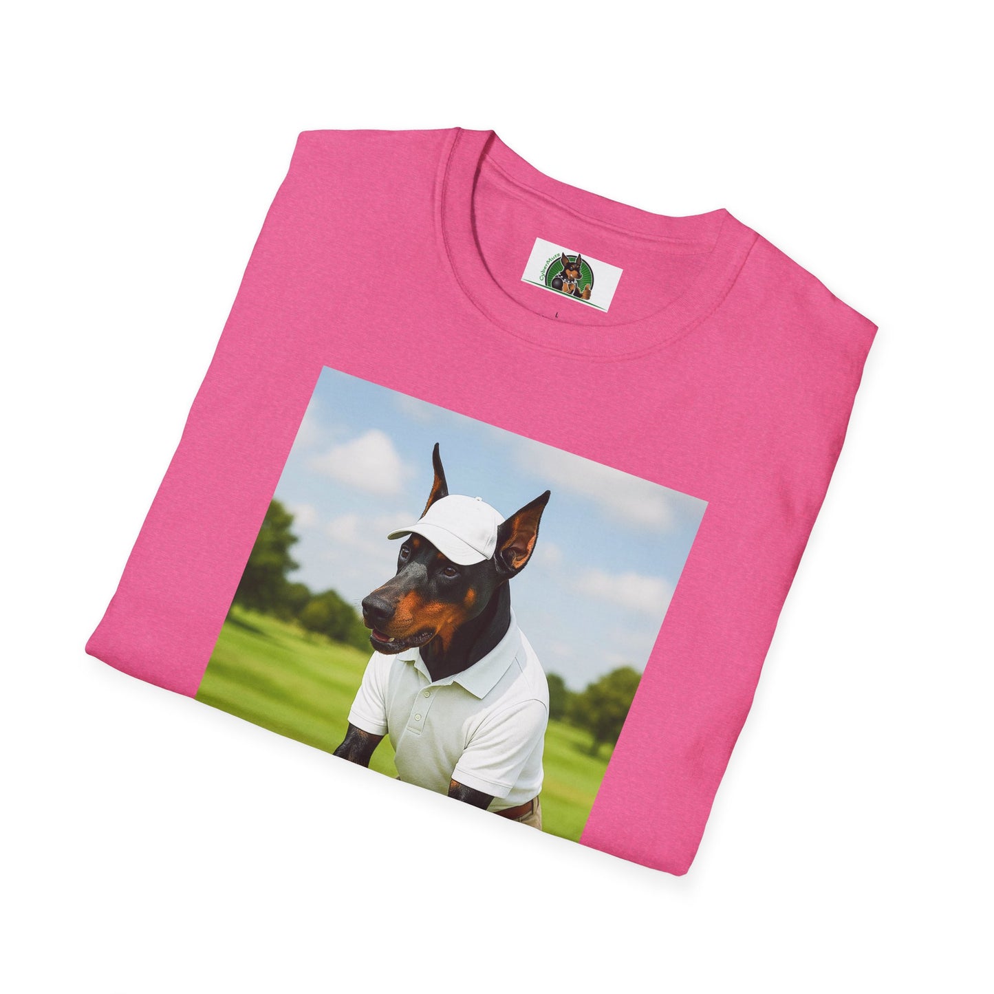 Golf Doberman Sports T-Shirt