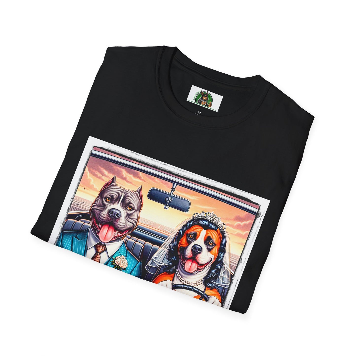 Wacky Pit Bull T-Shirt Printify