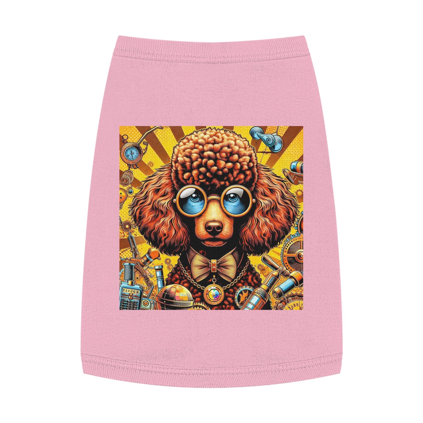 Pet Tank Top Poodle Pets Printify M Pink 